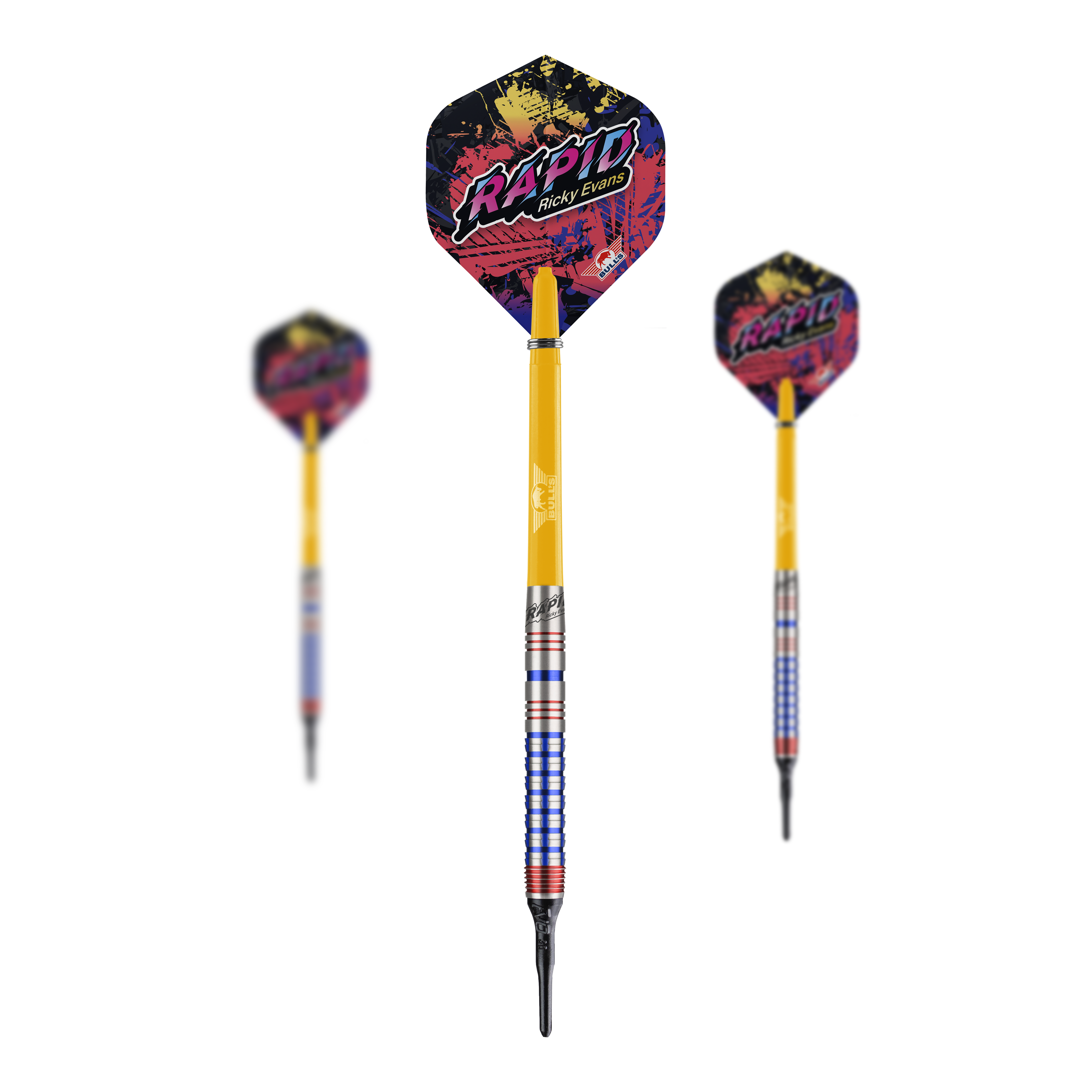 Bulls NL Ricky Evans Rapid Edition One Soft Darts - 20g