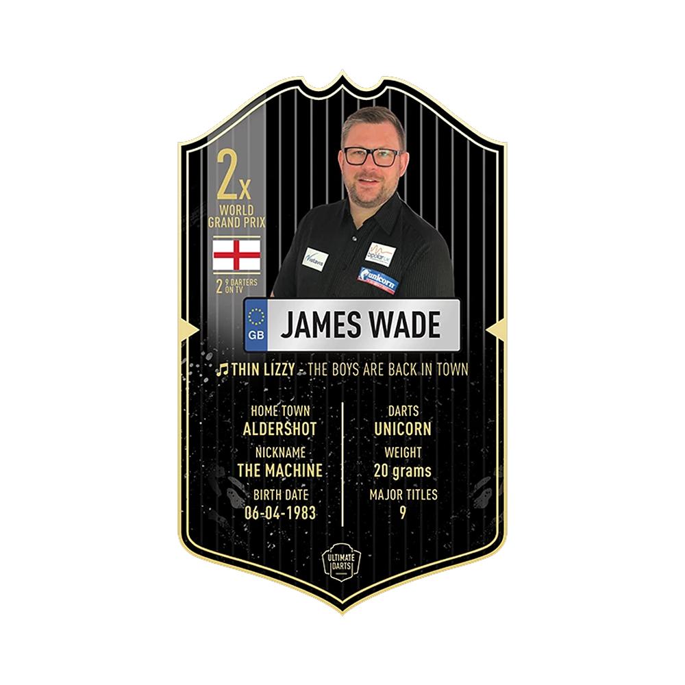 Ultimate Darts Card - James Wade