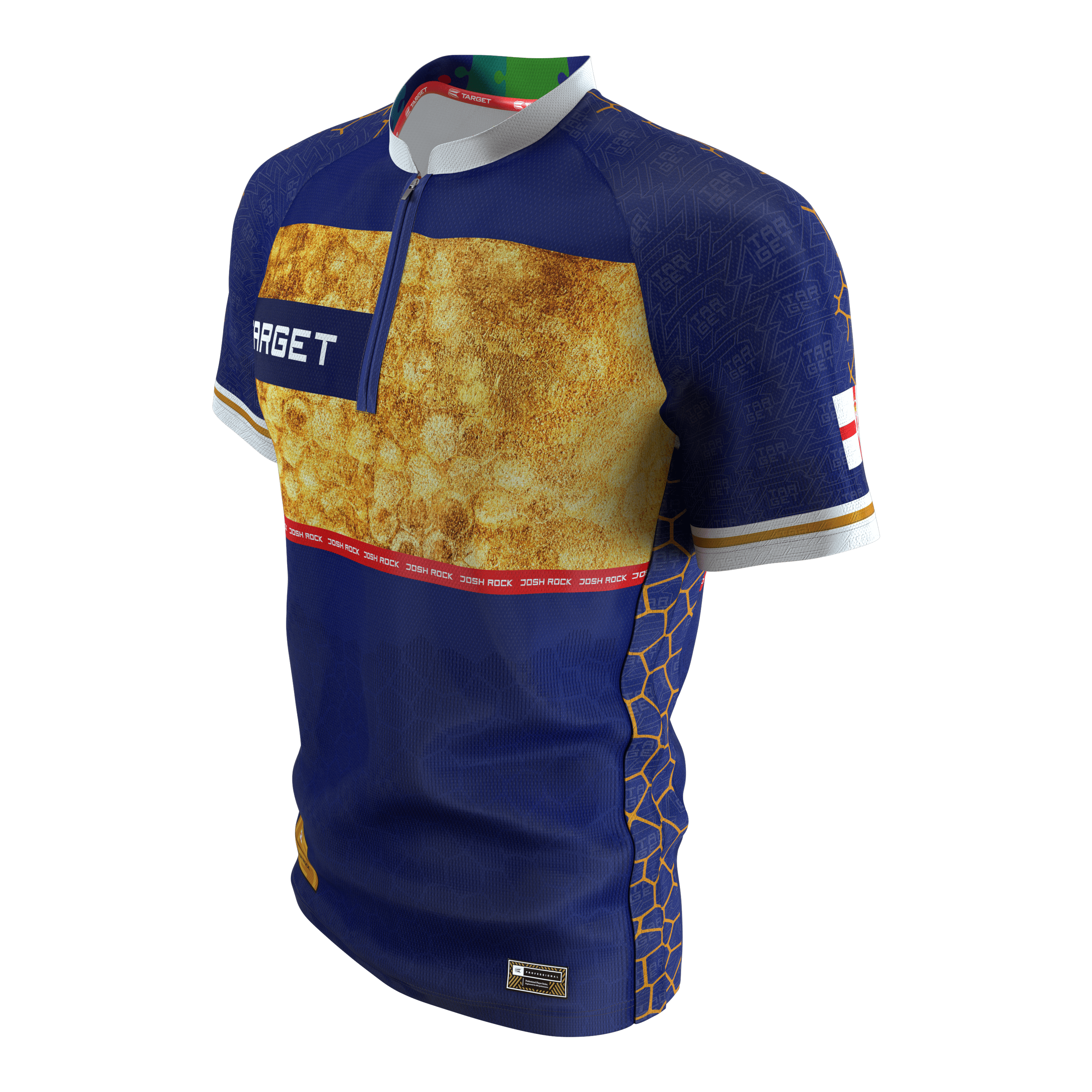 Target Coolplay Josh Rock Dart Shirt 2025 Abgebildet ist das Target Coolplay Josh Rock Dartshirt 2025. Das Dartshirt ist für Fans und Spieler geeignet.