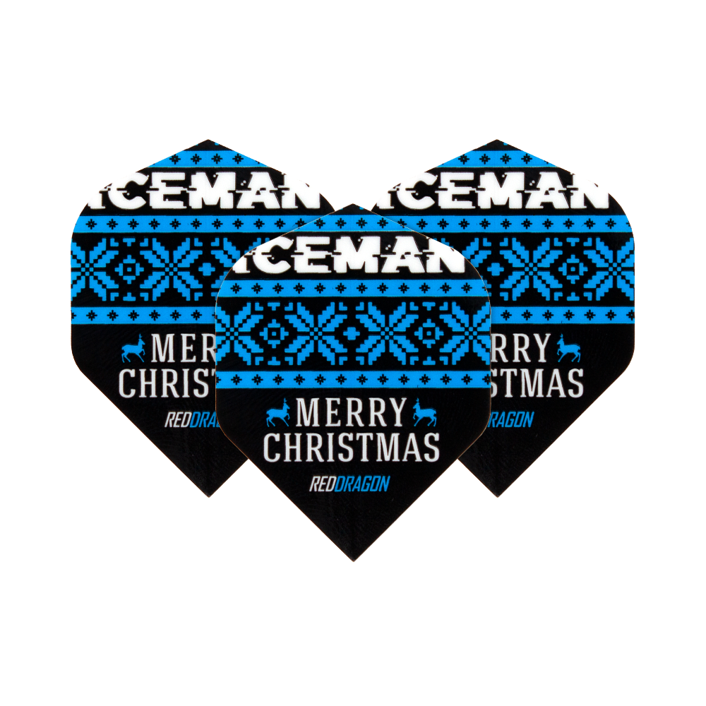 Red Dragon Gerwyn Price Iceman Merry Christmas Logo Flights