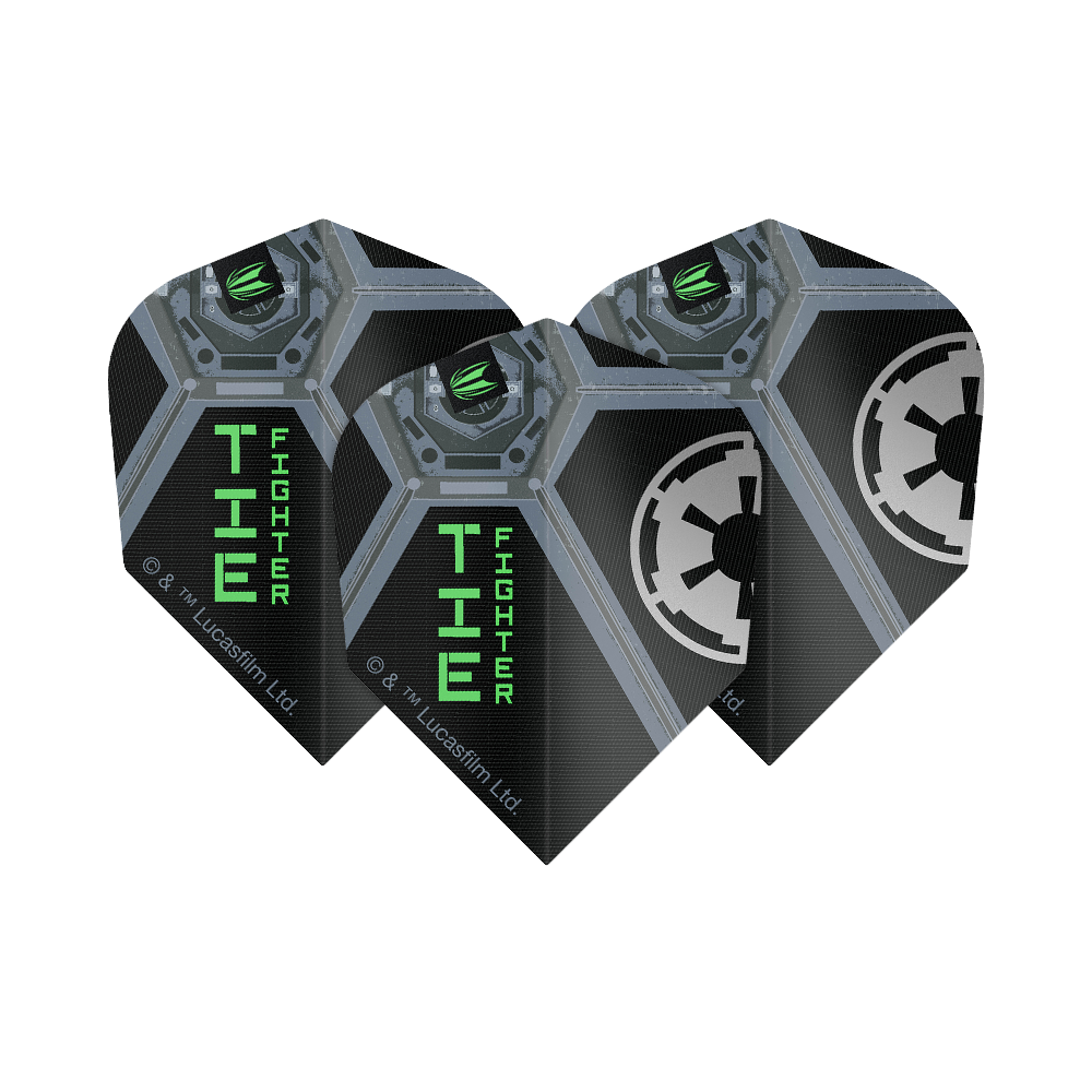 Target Star Wars ProUltra Tie Fighter No6 Flights. Dart-Flights mit Tie Fighter Motiv aus der Star Wars Kollektion.