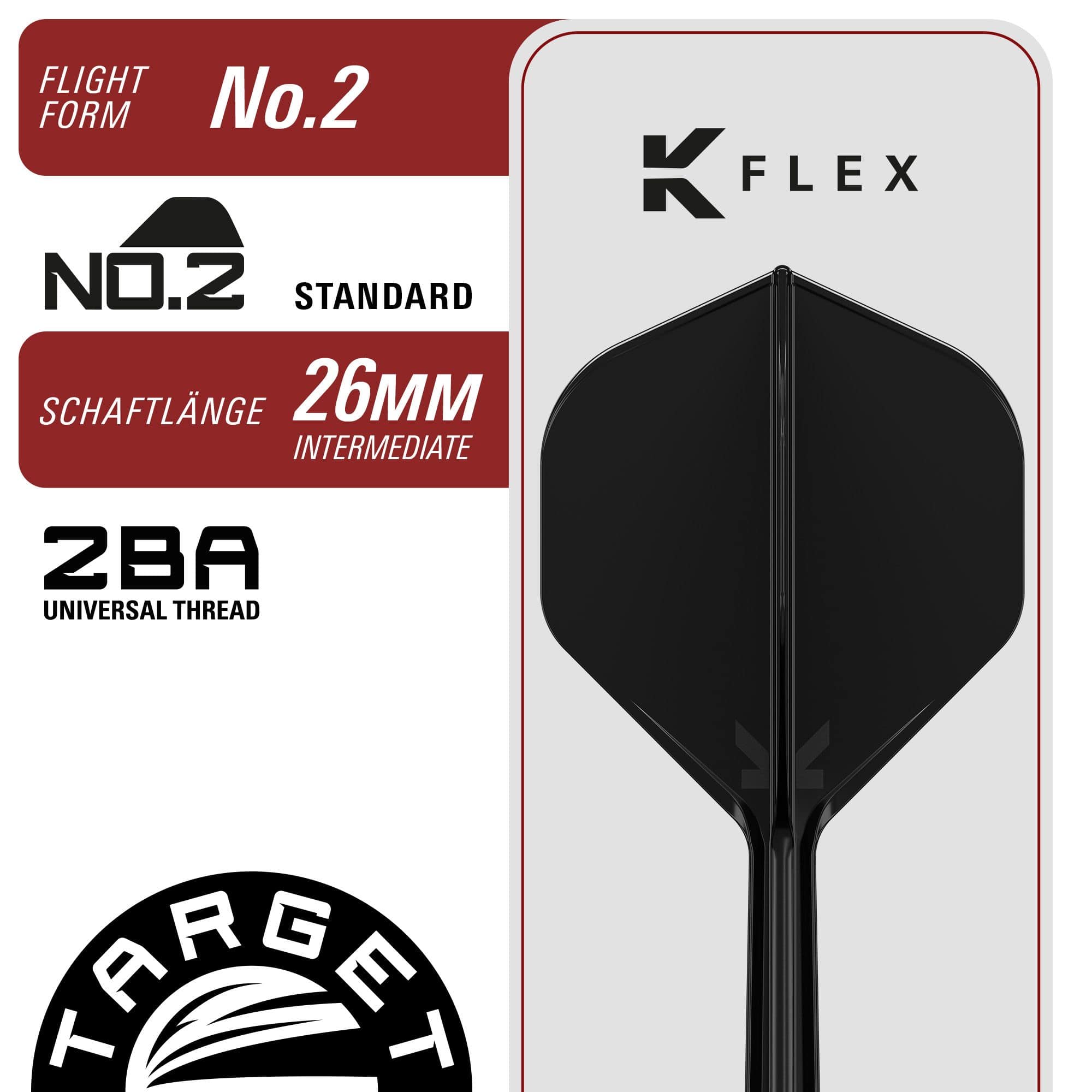 Target Japan Black Marque Spinel Swiss Point Steeldarts - 23g Die Abbildung zeigt die Target Japan Black Marque Spinel Swiss Point Steeldarts mit 23 Gramm. Die Darts haben ein elegantes, schwarzes Design.