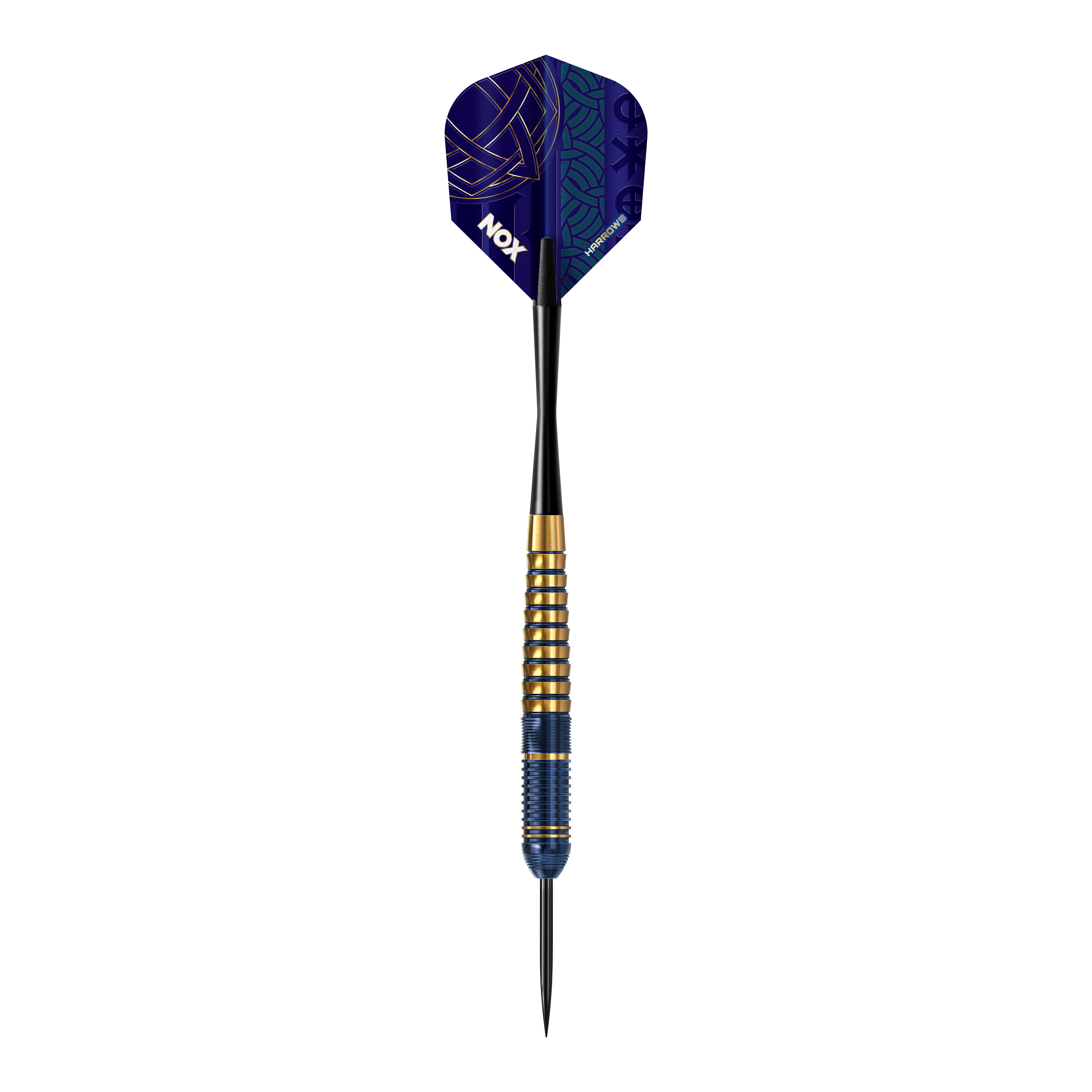 Harrows Nox Premium Brass Steel Darts Das Bild präsentiert die Harrows Nox Premium Brass Steeldarts. Diese Pfeile sind ideal für Steeldart-Spieler und bieten eine gute Verarbeitung.