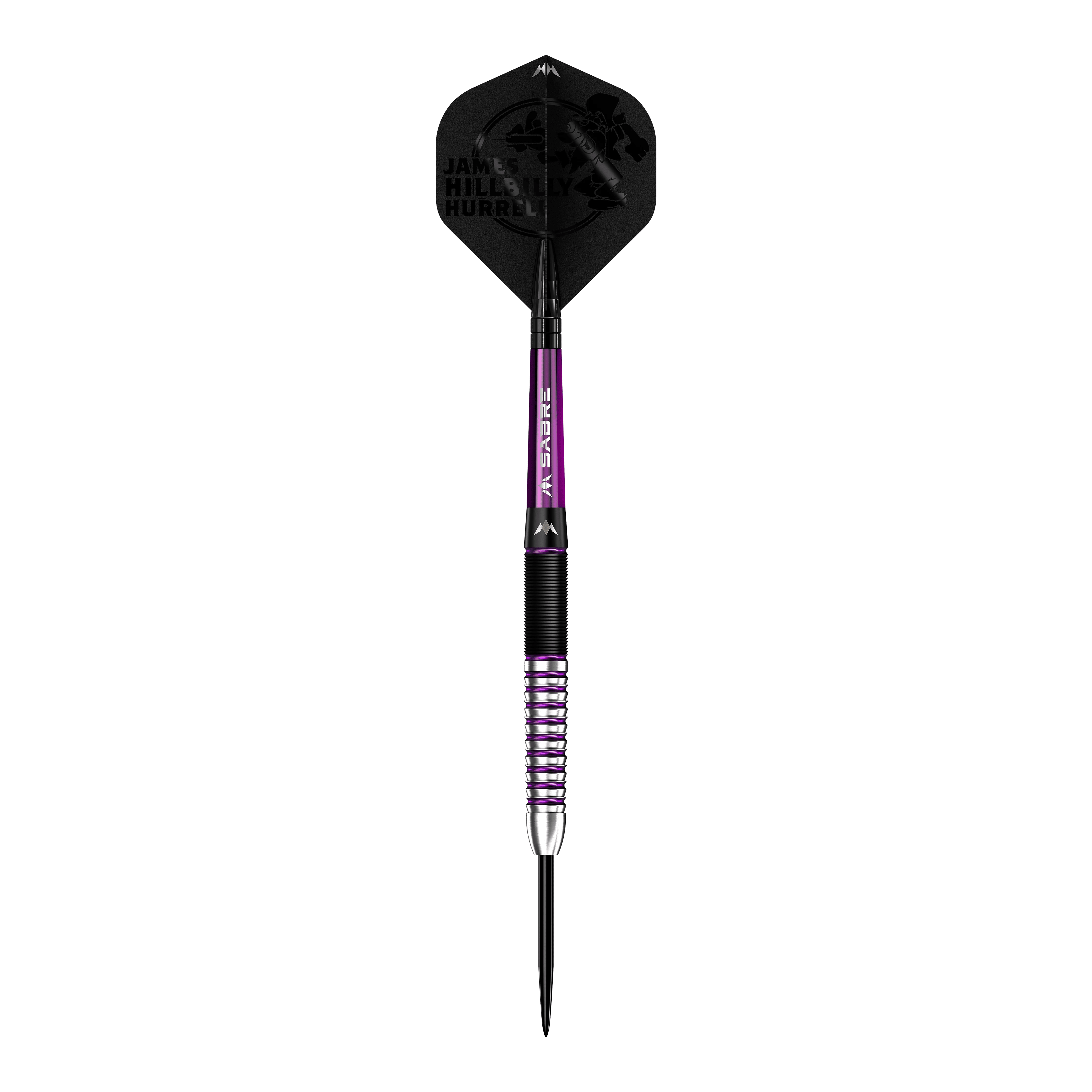 Mission James Hurrell Hillbilly Black Purple Steel Darts