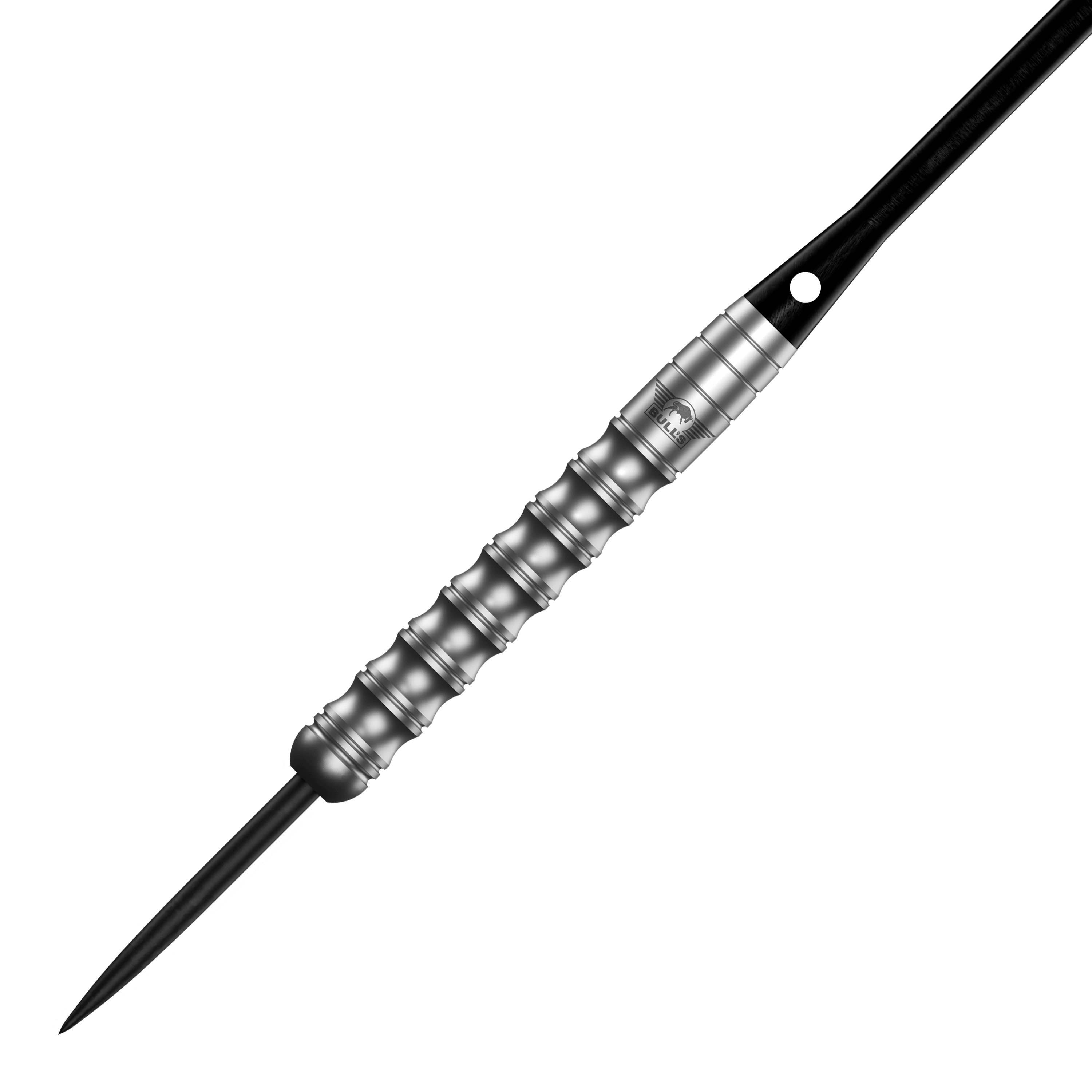 Bulls NL Chaos Green Steel Darts - 24g Zu sehen sind die Bulls NL Chaos Green Steeldarts mit 24g. Zwei grüne Steeldarts werden dargestellt.