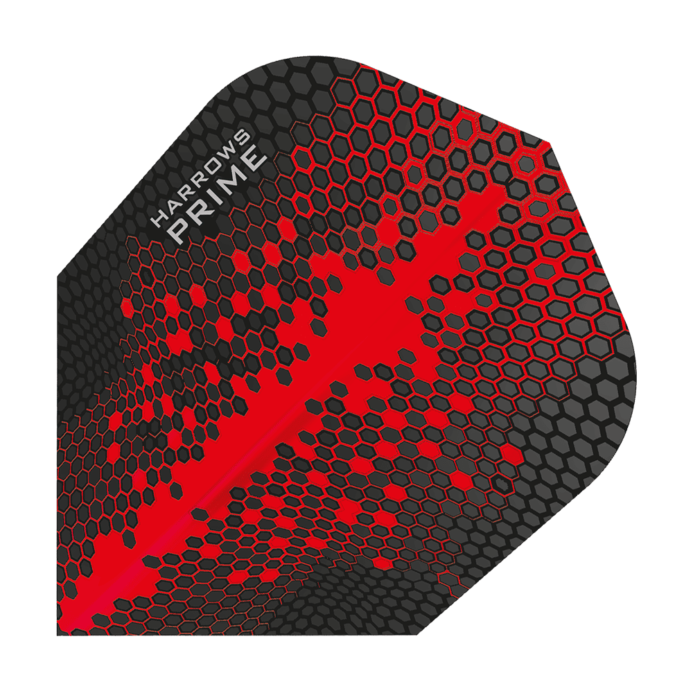 Harrows Prime Red Hex No6 Flights