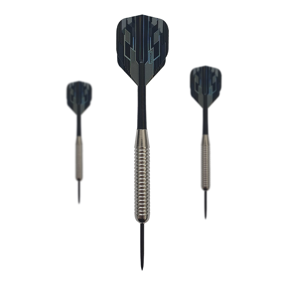 Gray One Silver Steel Darts - 23g