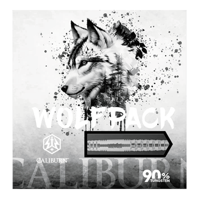Caliburn Wolfpack W6 steel darts - 22g Zu sehen ist der Caliburn Wolfpack W6 Steeldart mit einem Gewicht von 22 Gramm. Das Produkt eignet sich besonders für präzises Dartspiel.
