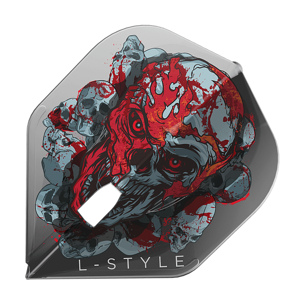 L-Style Ryan Searle Signature V4 Clear Black L1PRO Flights aus einer anderen Perspektive. Das Set ist besonders stabil und hochwertig.