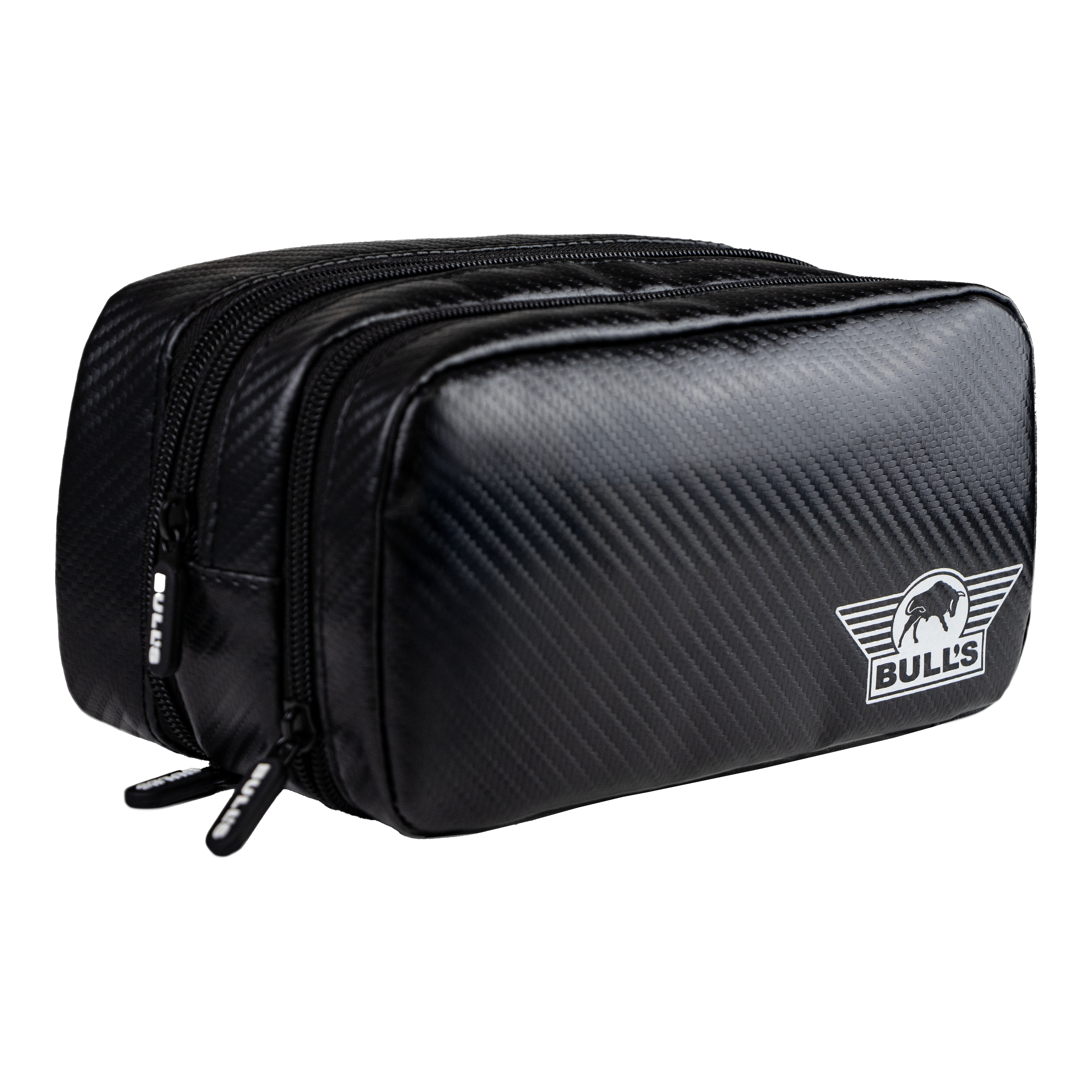 Bulls NL Carbon Wallet Zu sehen ist das Bulls NL Carbon Wallet. Diese elegante Brieftasche wurde speziell für Dartspieler entworfen.