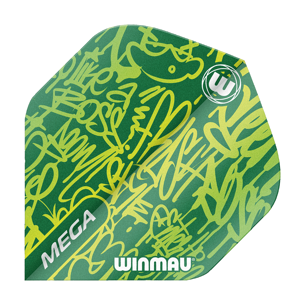 Winmau Mega Green Standard Flights