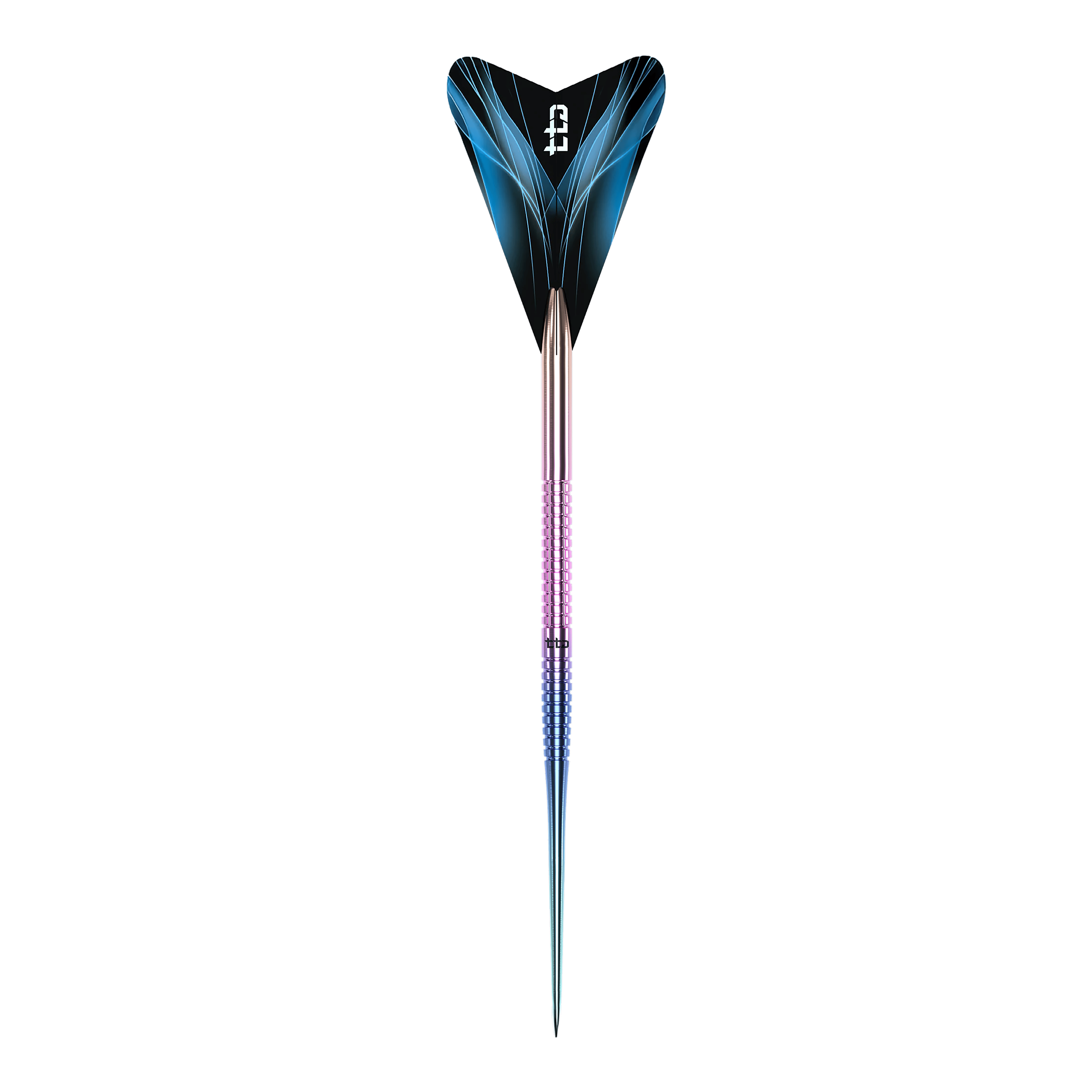 Caliburn TTD Complete Titanium T1 Rainbow Steeldarts - 5g Hier sieht man den Caliburn TTD Complete Titanium T1 Rainbow Steeldarts - 5g. Der Dartpfeil ist besonders durch sein farbenfrohes Aussehen.