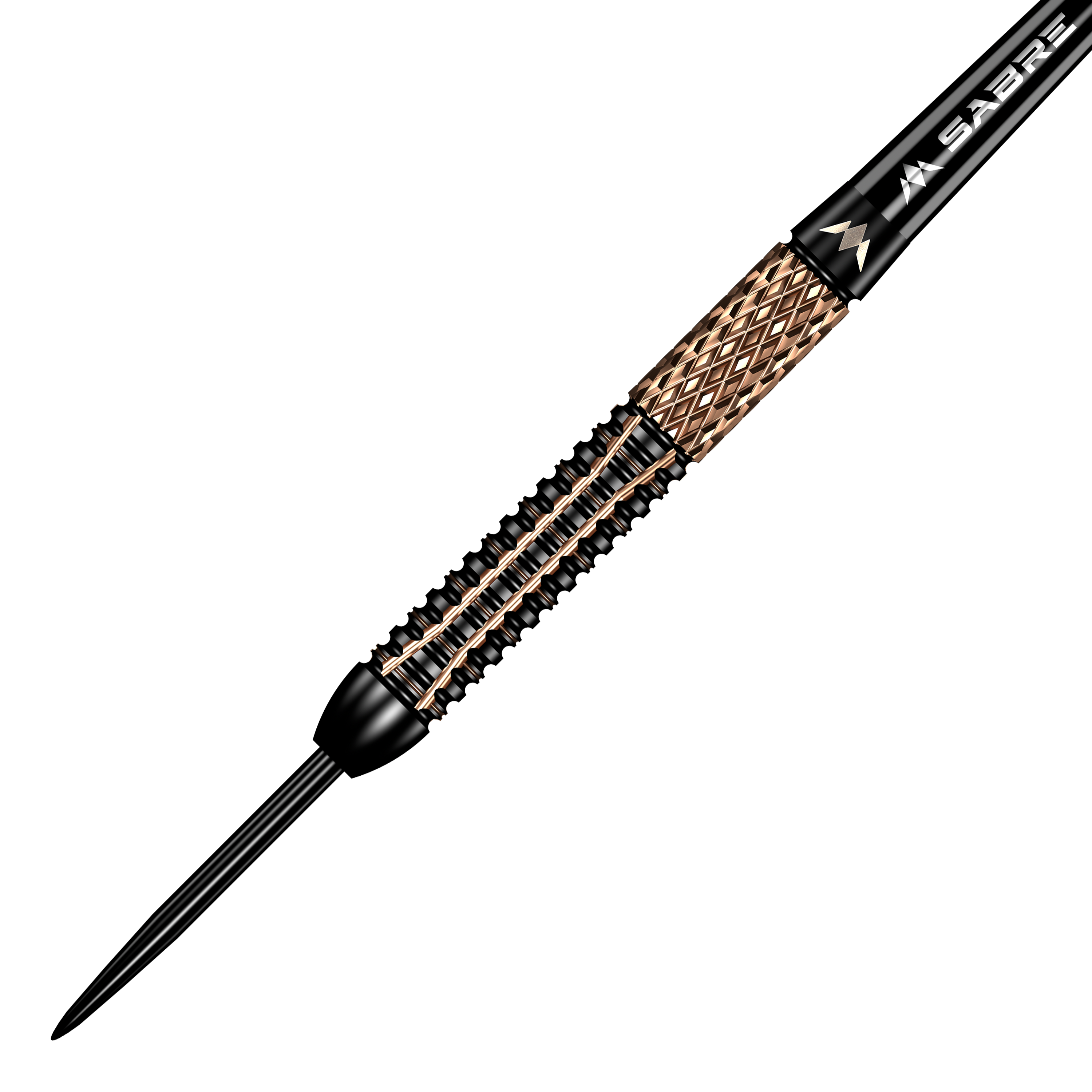 Mission Horus Steeldarts Das Bild zeigt den Mission Horus Steeldart mit einer detailreichen und strukturierten Oberfläche. Der Dart ist in Schwarz und Gold gehalten und wirkt besonders hochwertig.
