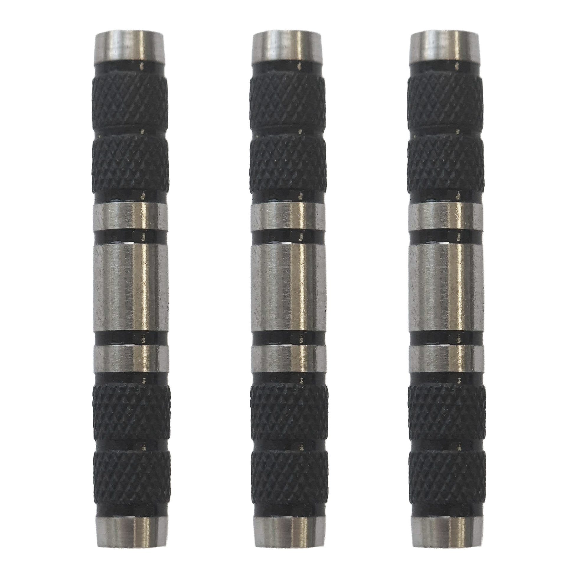 McDart Knurled Black Softdart Barrels - 18g Zu sehen ist McDart Knurled Black Softdart Barrels - 18g im Set. Die abgebildeten Dart-Barrels sind schwarz und besitzen eine griffige Oberfläche.