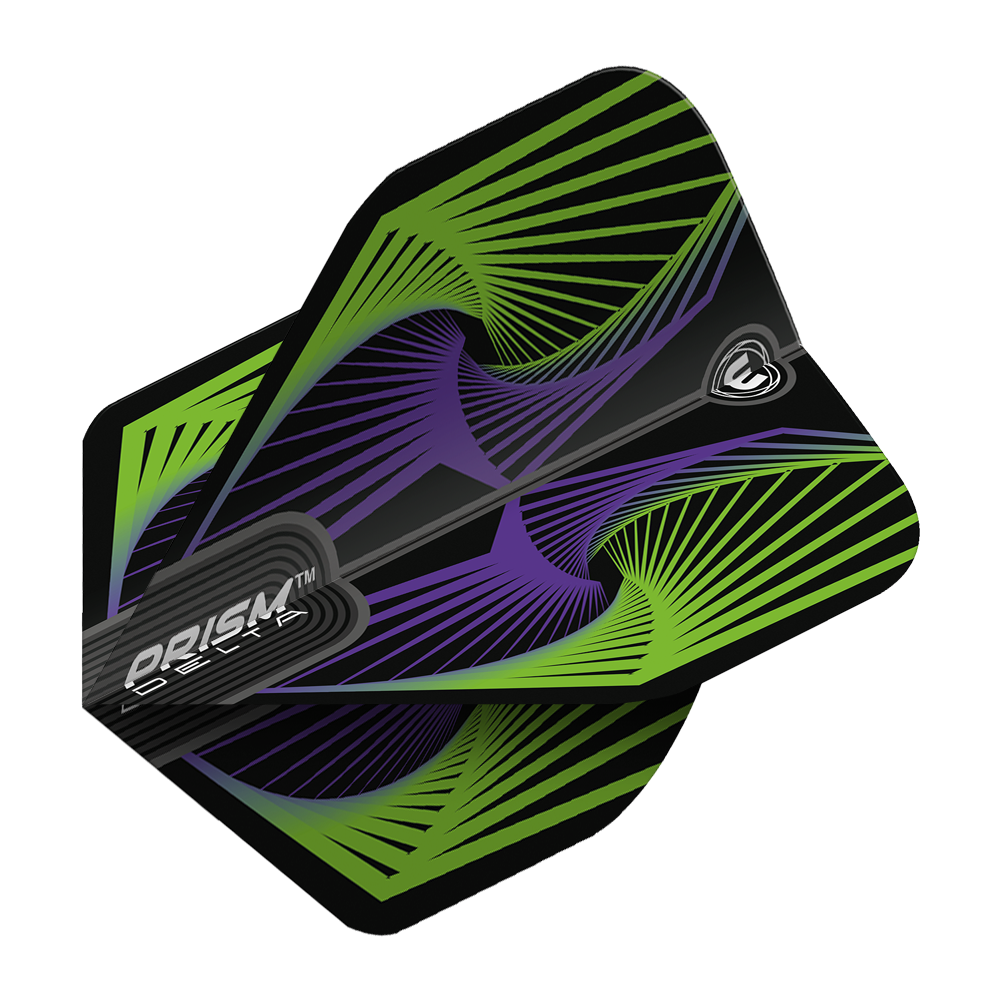 Winmau Prism Delta Spiral GreenBlue Standard Flights