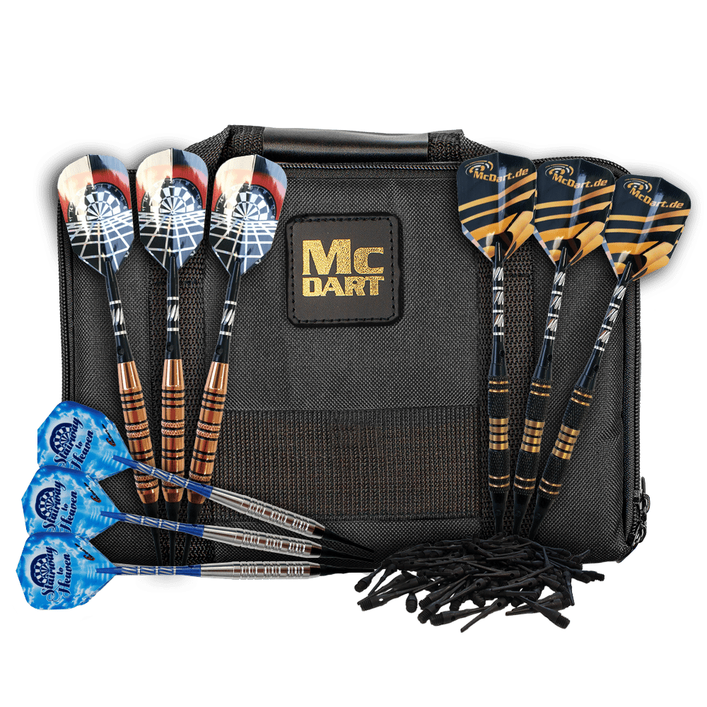 McDart Master bag with 9 soft darts and accessories