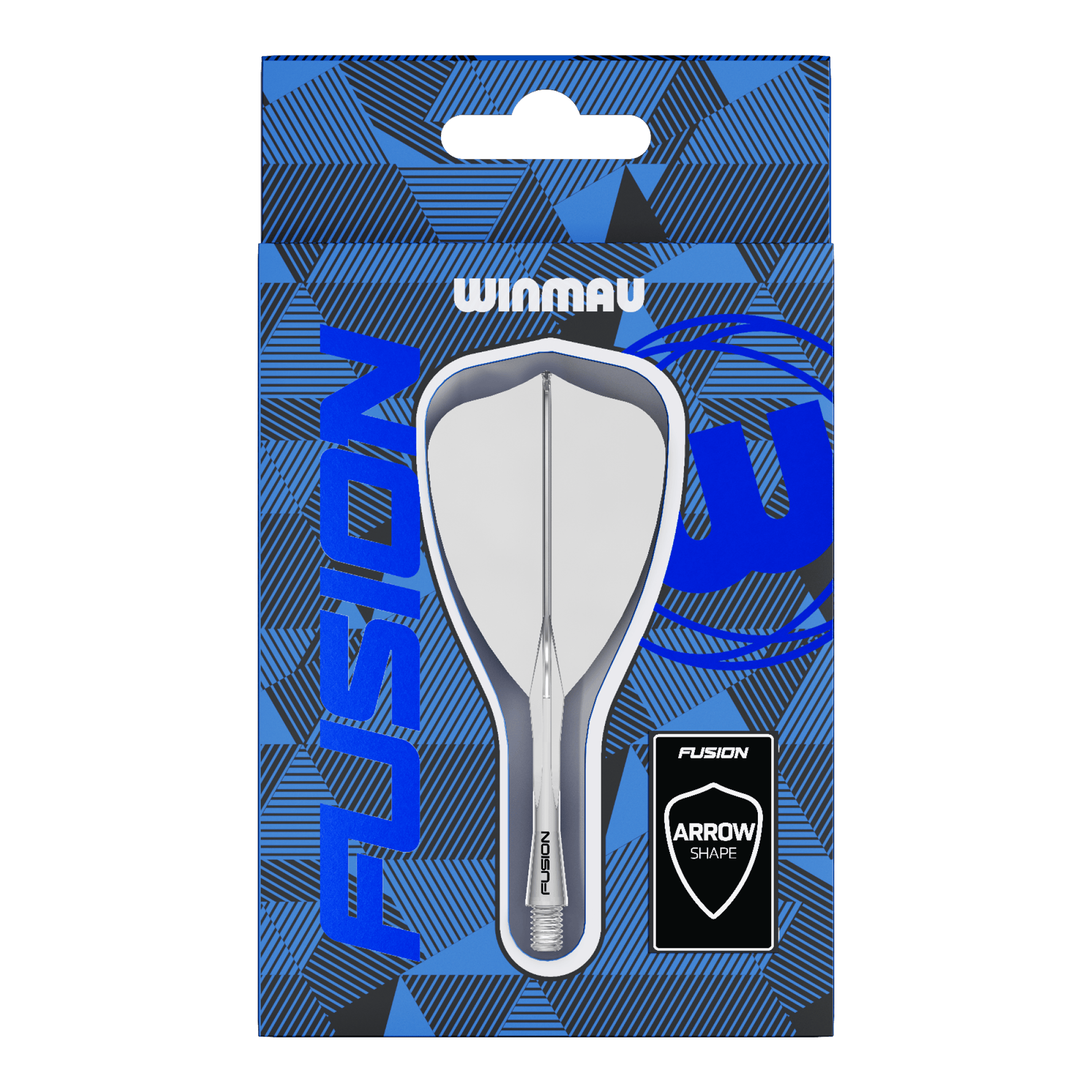 Winmau Fusion Flight Shaft System Arrow Clear Hier ist ein weiteres Bild des Winmau Fusion Flight-Shaft-System Arrow Clear. Es zeigt den Flightschaft für Darts in einer anderen Perspektive.