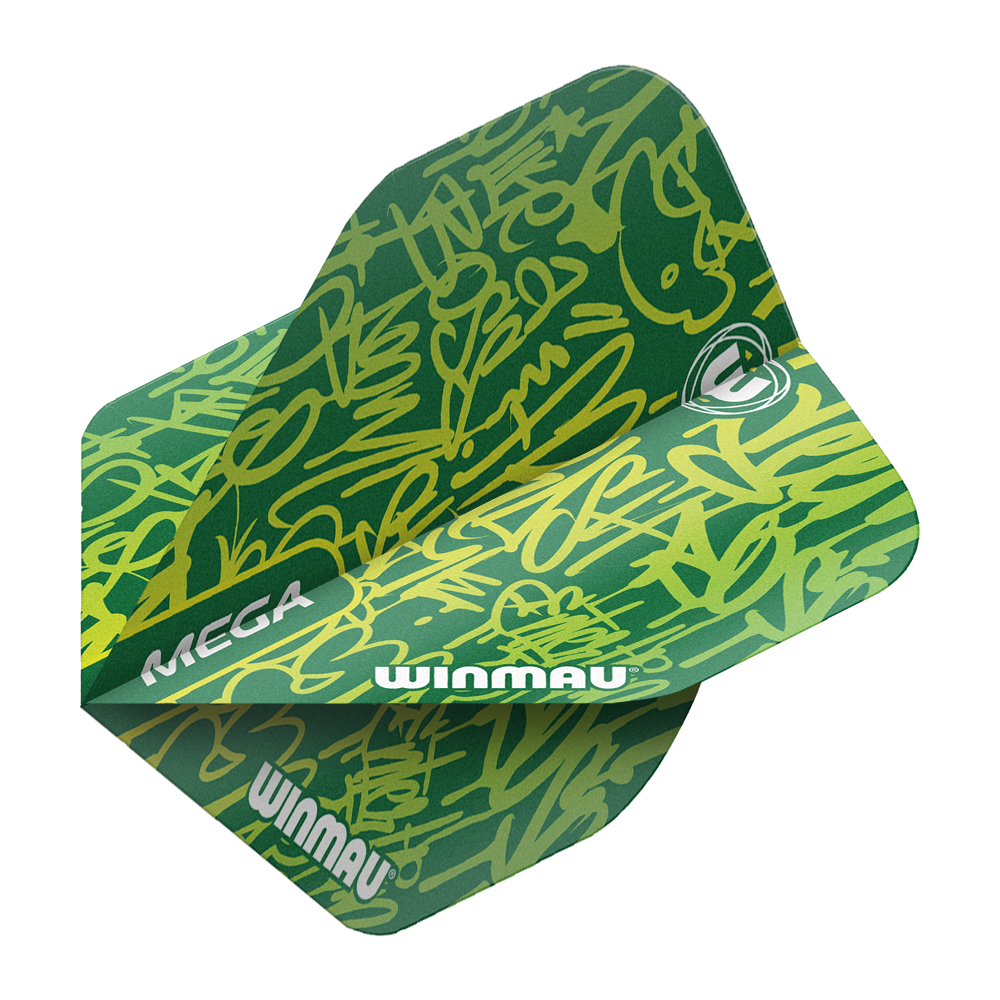 Winmau Mega Green Standard Flights