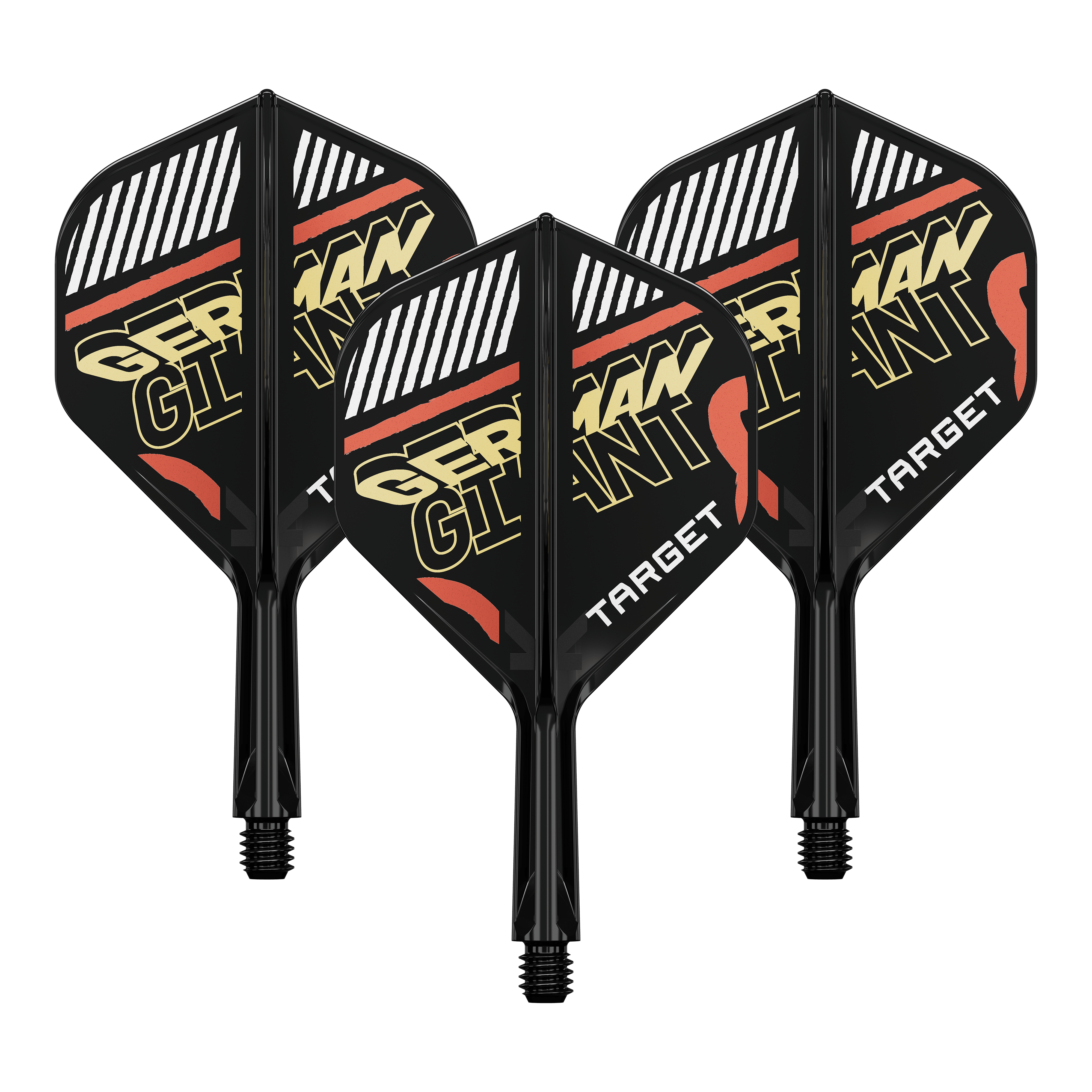 Target K-Flex Gabriel Clemens No2 Standard Flight Shaft System Das Bild zeigt ein Flight-Shaft-System für Darts. Es handelt sich um ein Zubehör für professionelle Dartspieler.