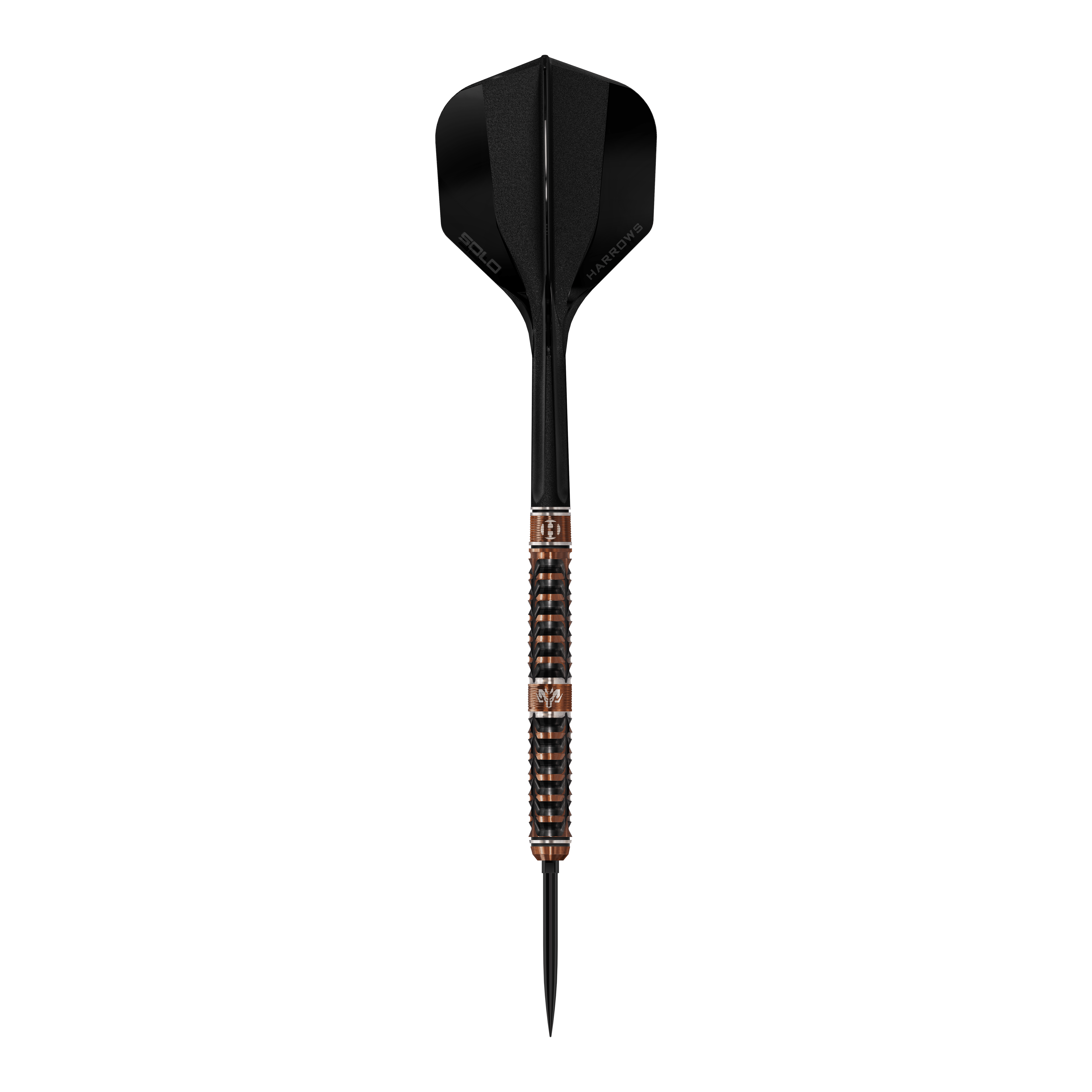 Harrows Tungsten Trinity Quick Point Steel Darts Das Bild zeigt die Harrows Wolfram Trinity Quick Point Steeldarts aus einer anderen Perspektive. Diese Darts sind bekannt für ihre hohe Qualität.