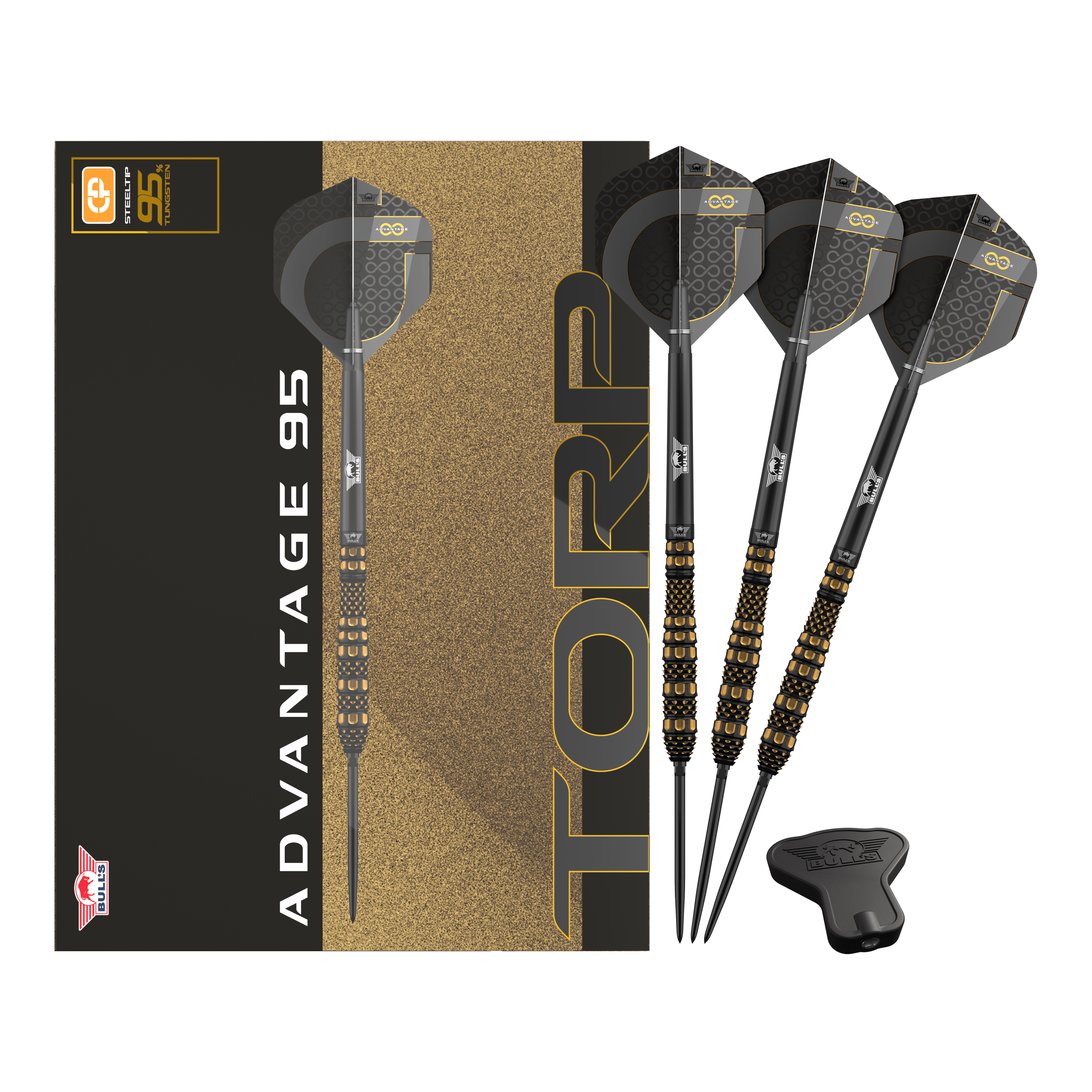 Bulls NL Advantage 95 Torp Convertible Point Steel Darts