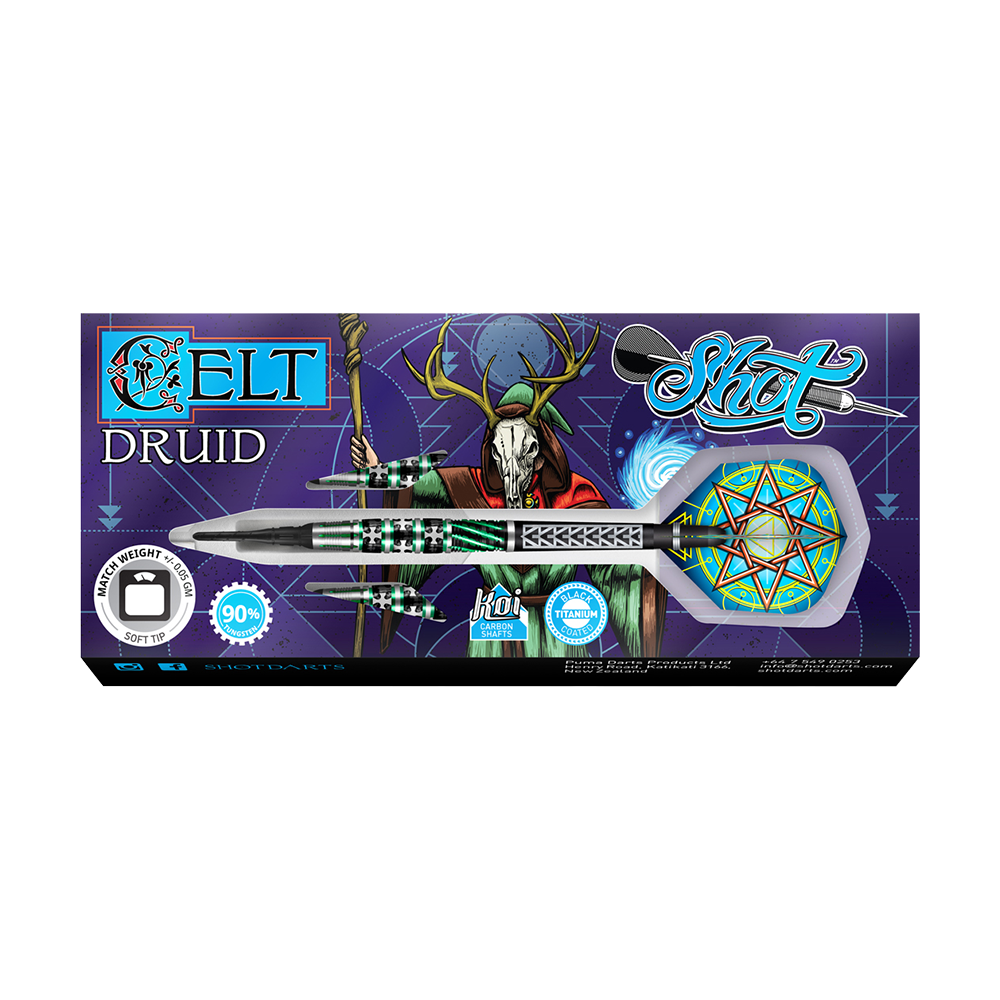 Shot Celt Druid soft darts