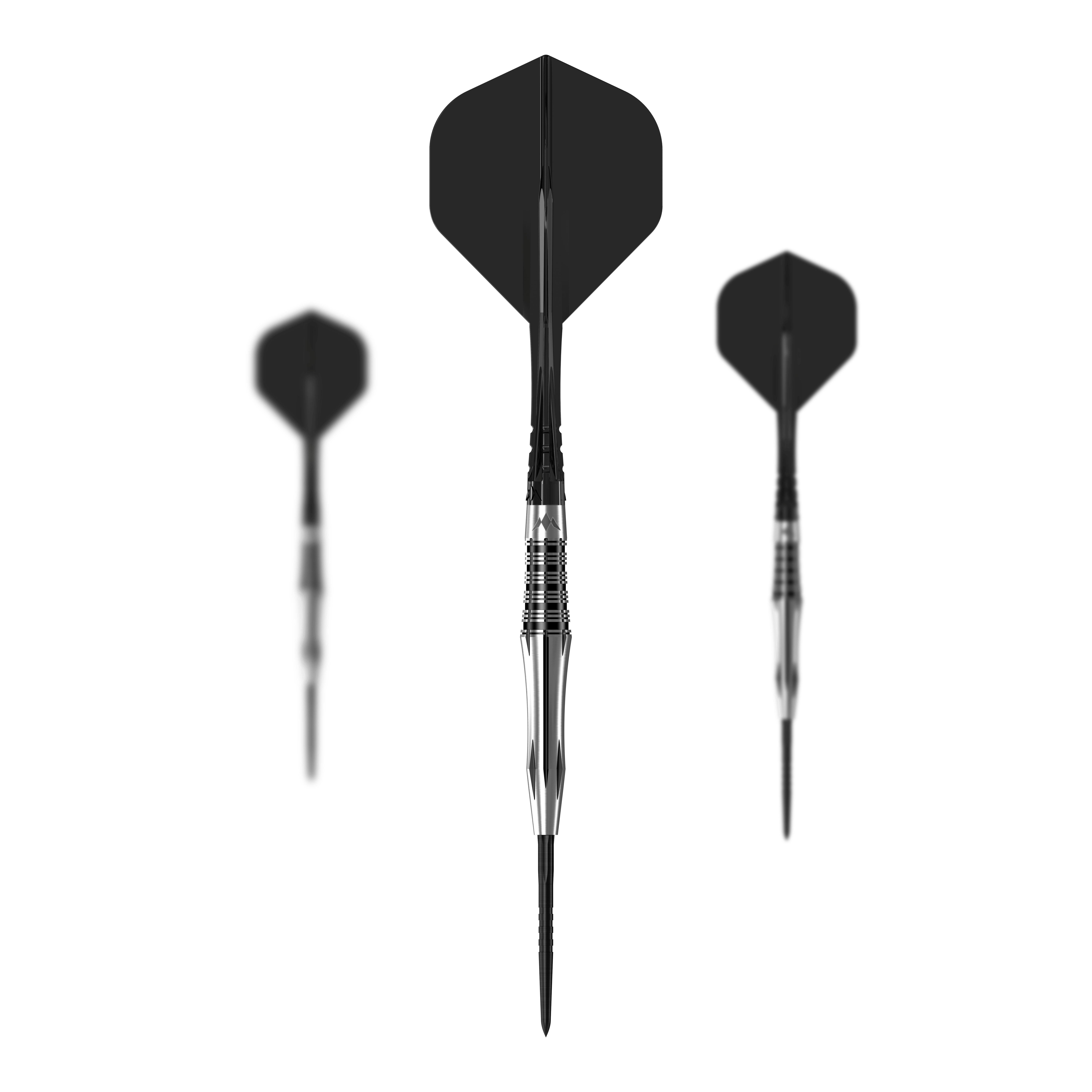 Auf dem Bild ist ein Set der Mission Katana Steeldarts abgebildet. Das Produkt besteht aus mehreren Steeldarts im Set.