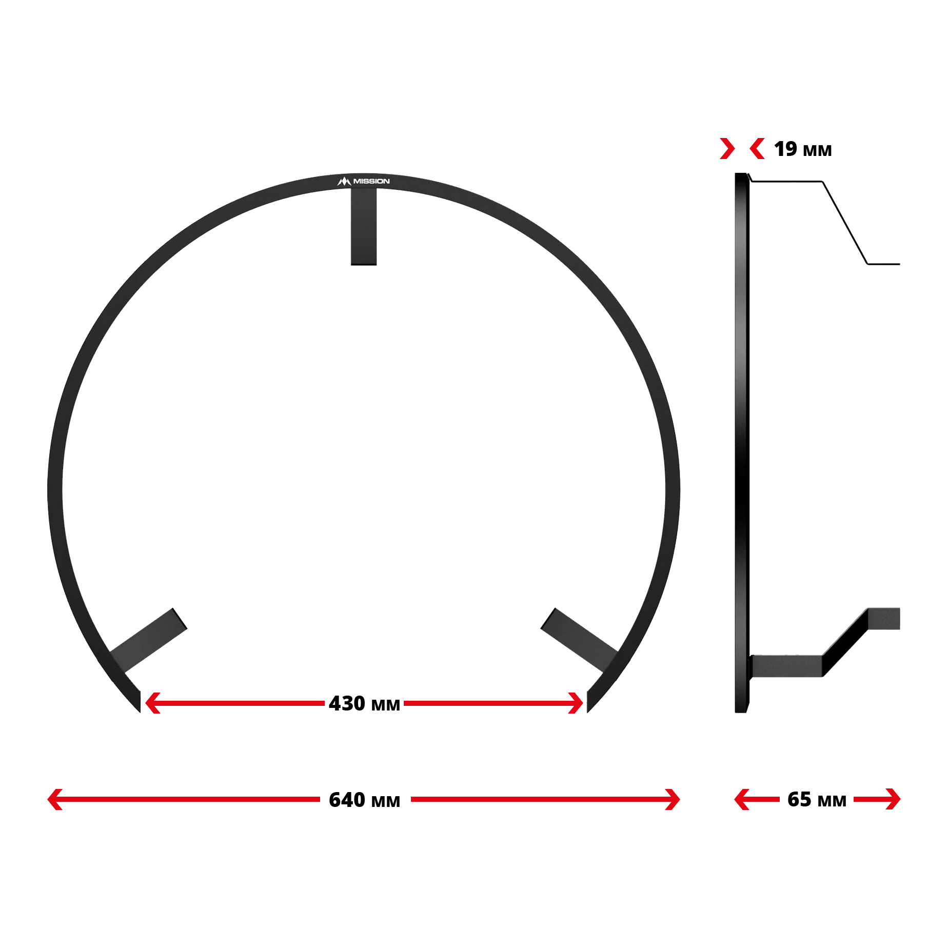 Mission Torus 270 LED Dartboard Beleuchtung