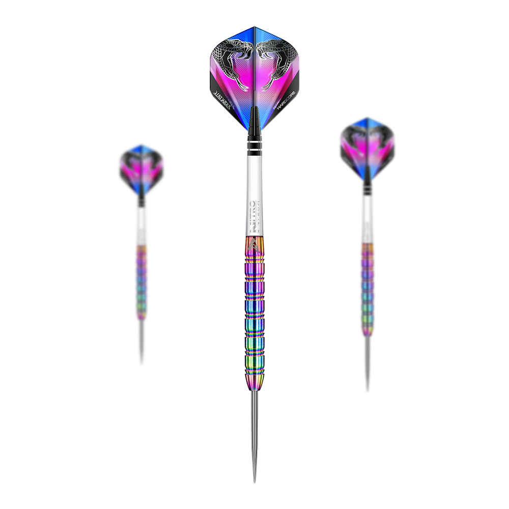 Red Dragon Peter Wright Snakebite 1 Rainbow steel darts