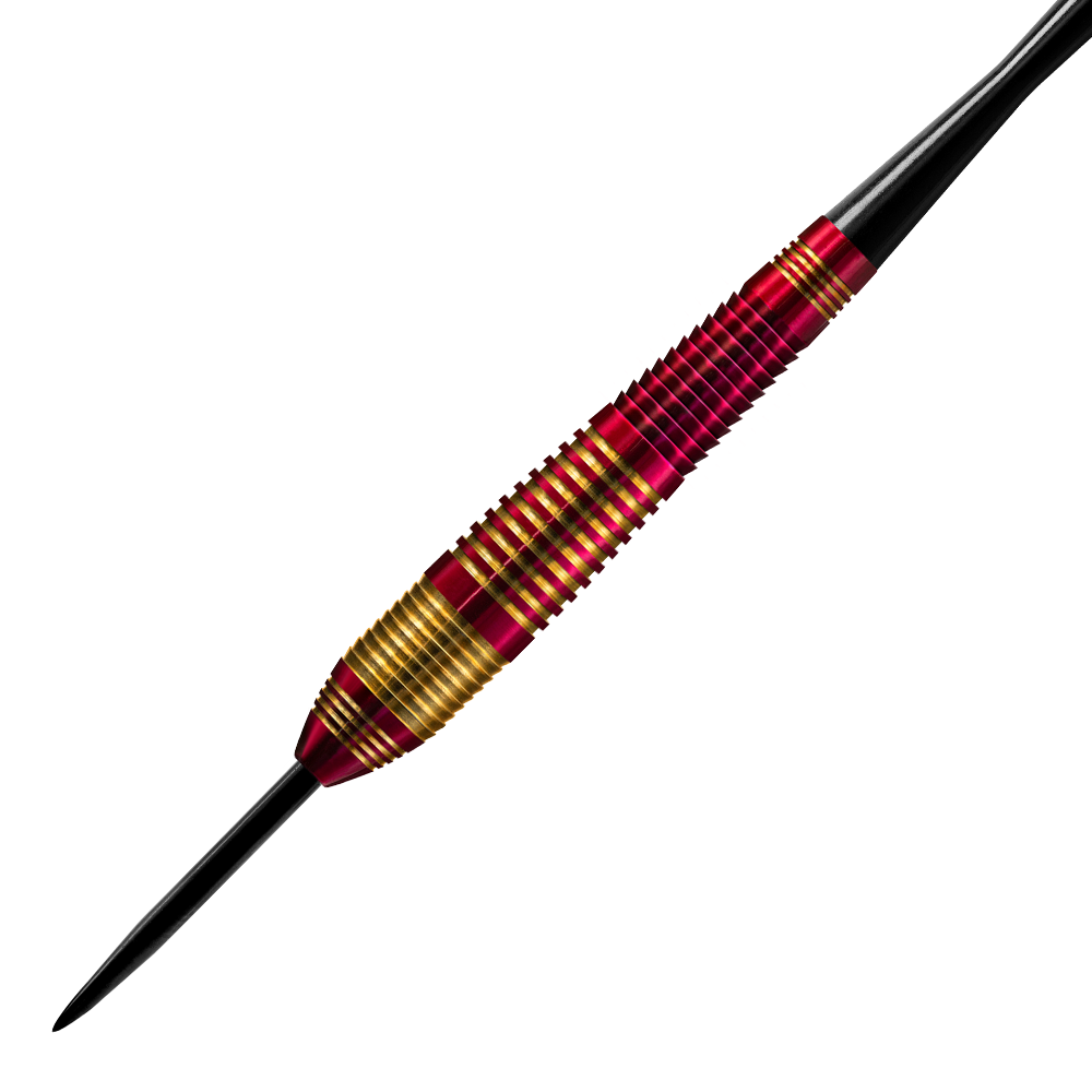 Harrows Vivid Brass Red Steeldarts