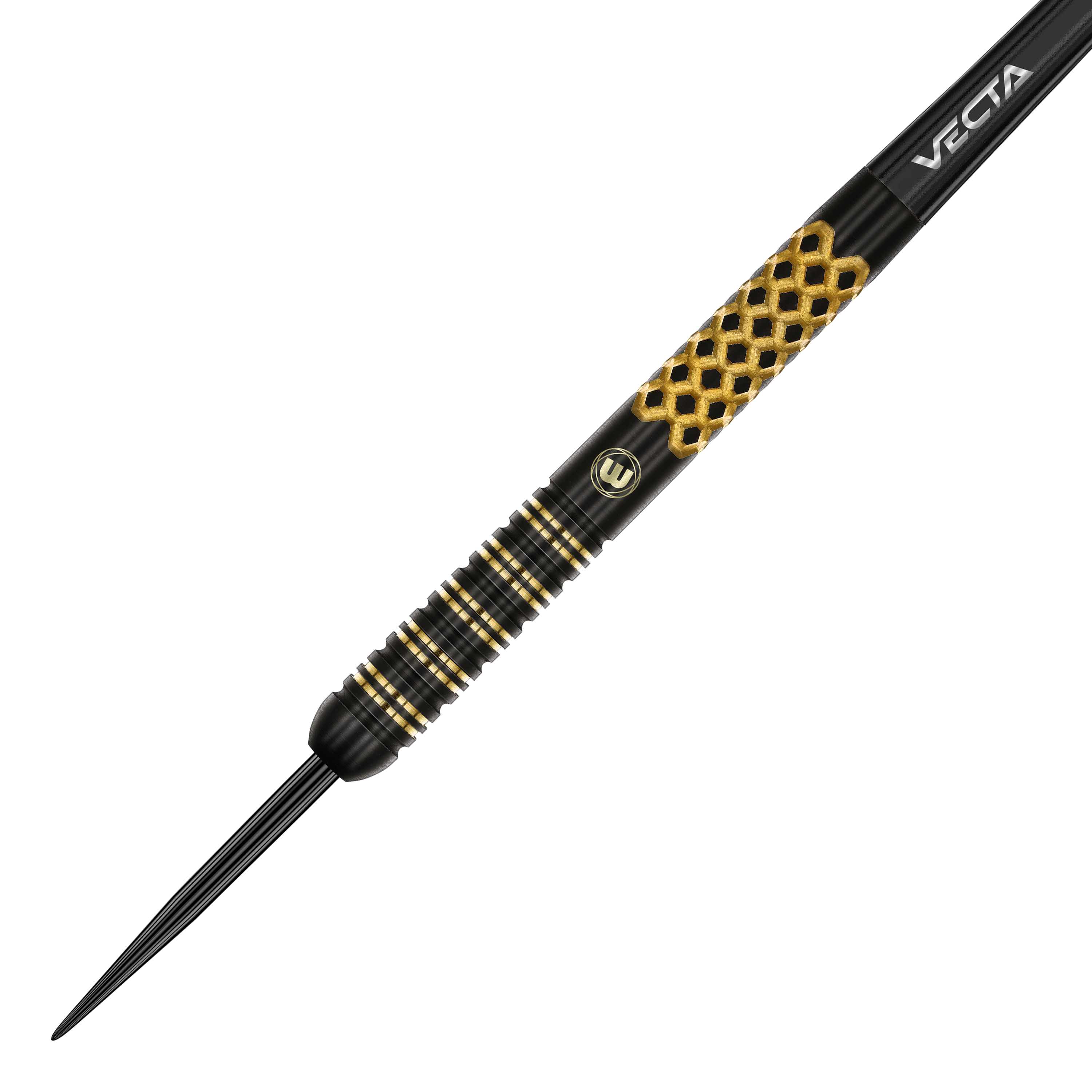 Winmau Brendan Dolan Signature Series Steeldarts sind auf dem Bild zu sehen. Die Darts heben sich durch ihr charakteristisches Design hervor.
