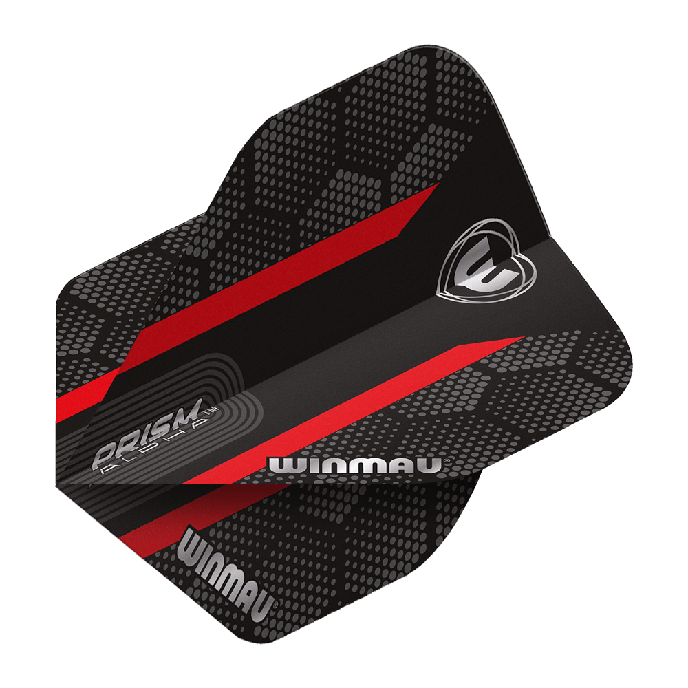 Winmau Prism Alpha Red Standard Flights