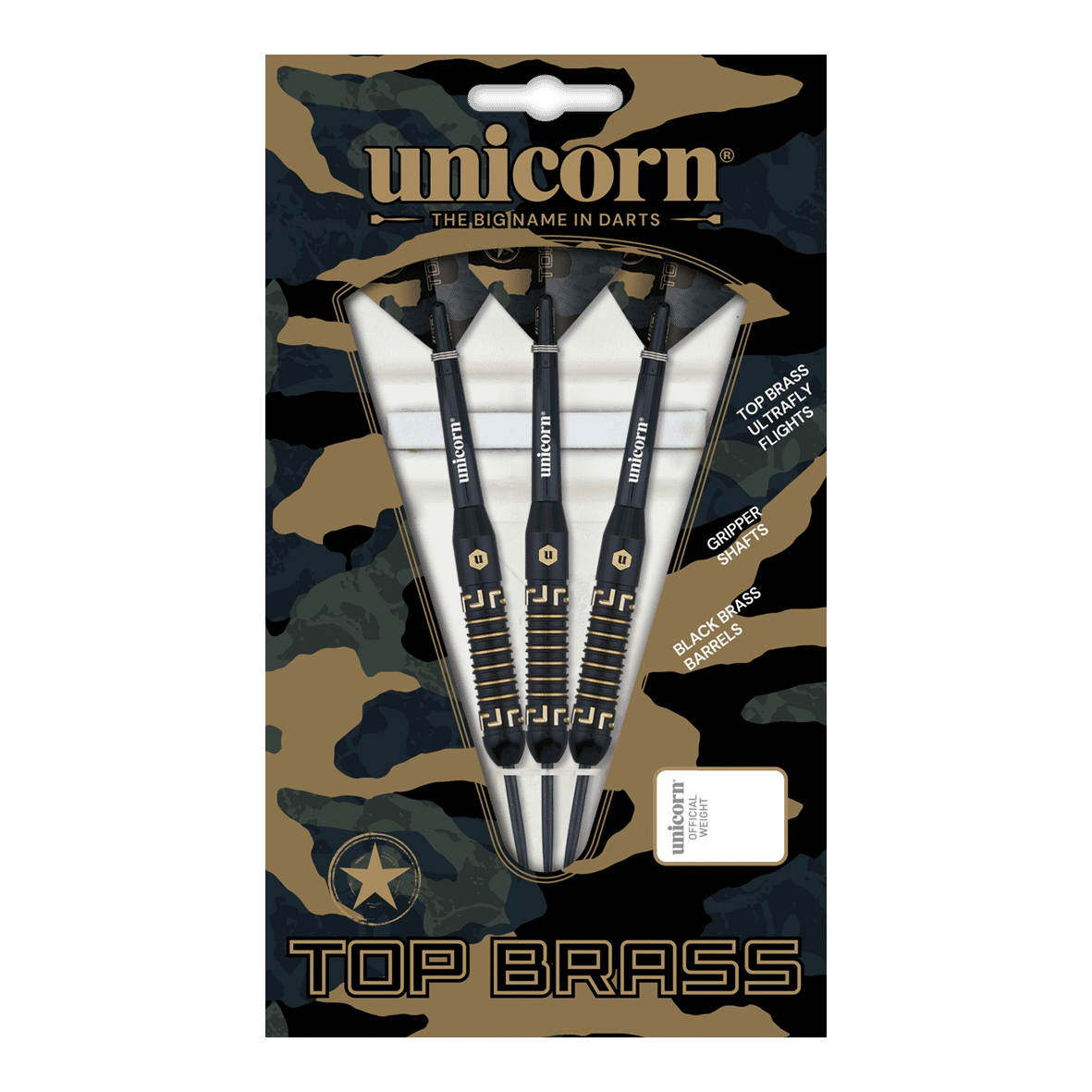 Unicorn Top Brass V1 Steeldarts - 20g