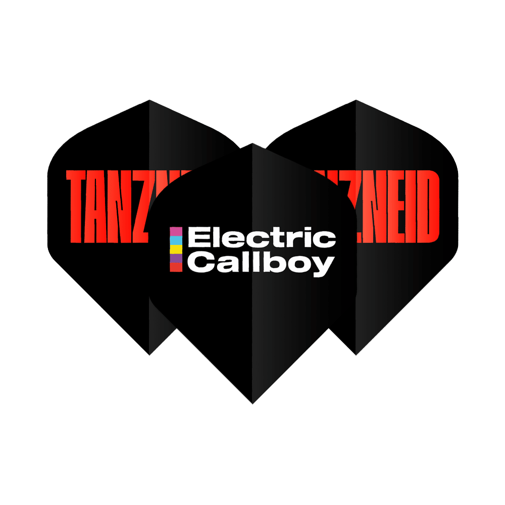 Electric Callboy Tanzneid Flight Pack - 10 sets Das Bild zeigt das Produkt Electric Callboy Tanzneid Flight Pack - 10 Sets. Es handelt sich um ein Set Flight Packs, vermutlich in der Farbe Schwarz.