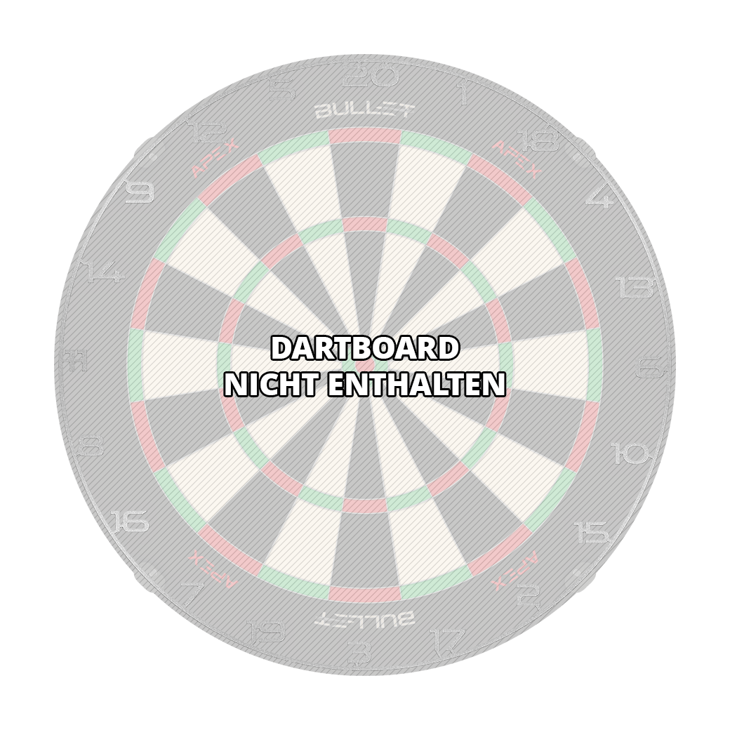 Bullet Dartboard Number Ring Das Bild zeigt einen Dartboard Zahlenring in Silber. Es handelt sich um das Produkt 'BT1000150 Bullet Dartboard Zahlenring Silber 3'.