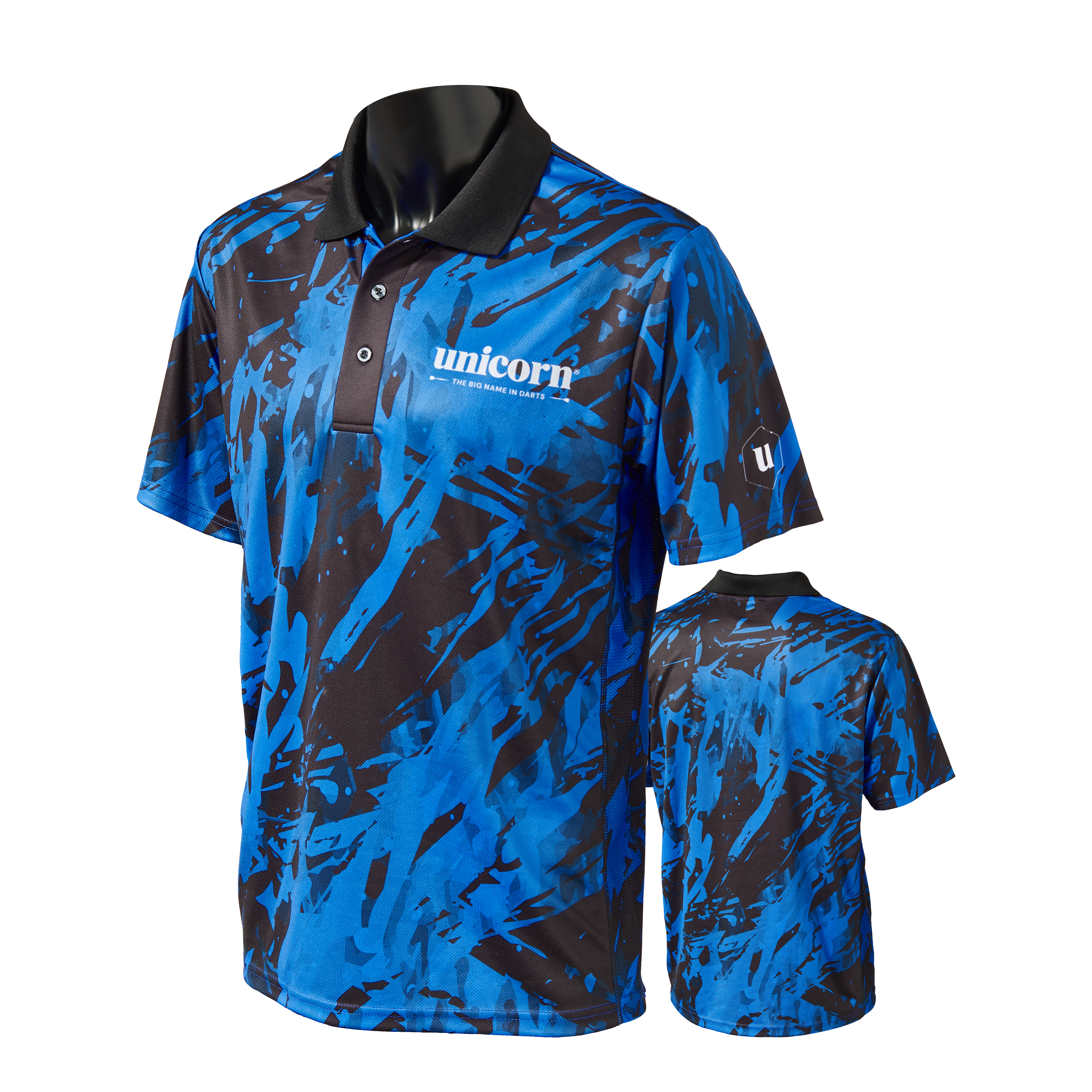 Unicorn Pro-Tech Camo Dart Shirt - Blue