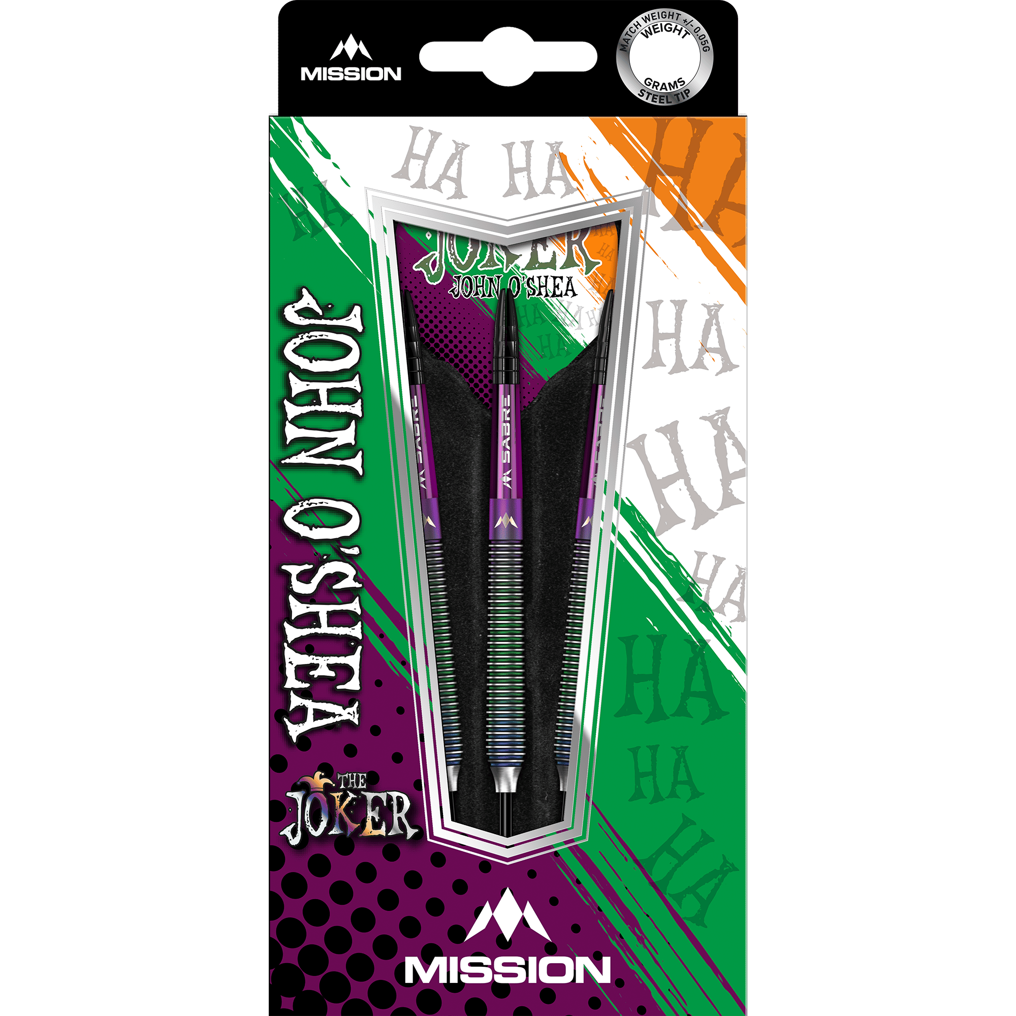 Mission John O Shea Steel Darts - 22g