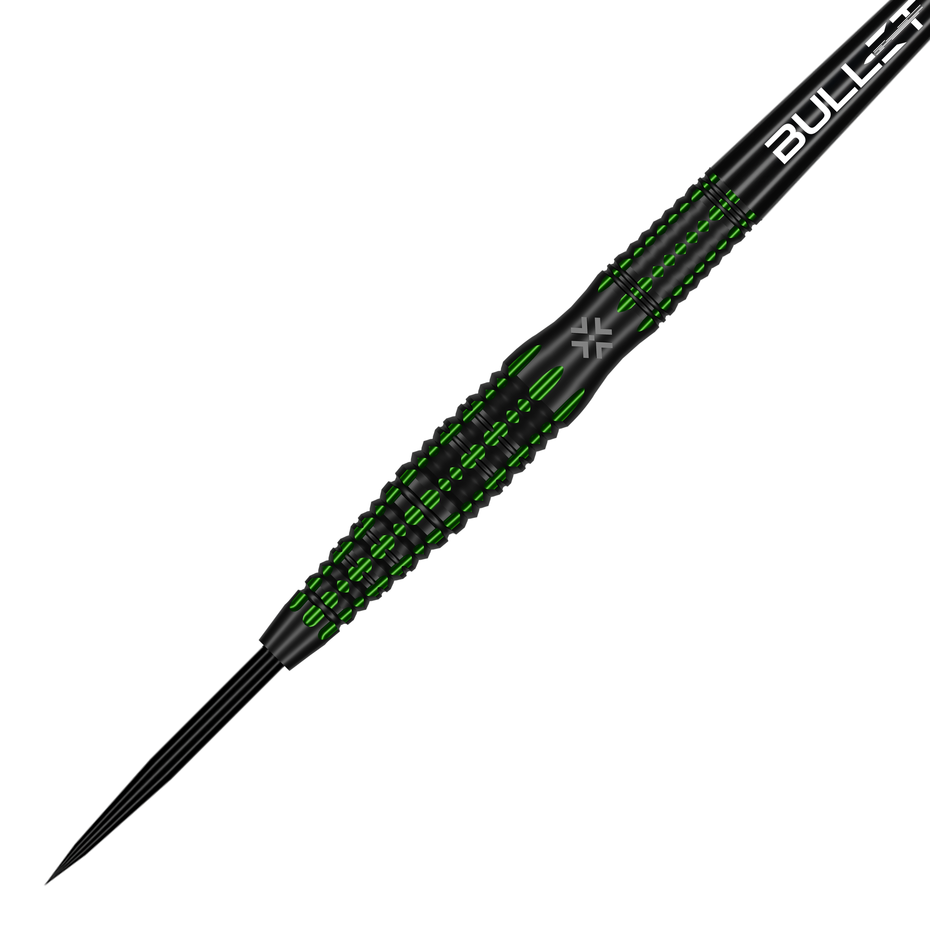 Hier ist der Bullet Poison Steeldart aus einer anderen Perspektive zu sehen. Diese Steeldarts sind für beste Ergebnisse konzipiert.