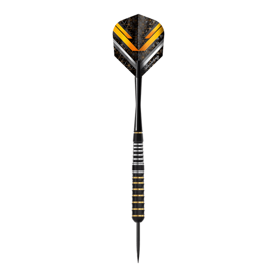 Harrows Vulcan steel darts Auf dem Foto sind Harrows Vulcan Steeldarts zu sehen. Sie zeichnen sich durch ihr modernes Design aus.