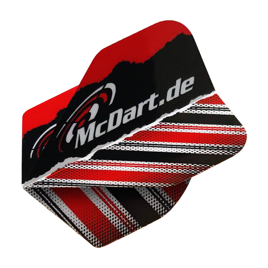 Dieses Bild zeigt die McDart Design V7 Standard Flights. Sie werden für den Dartsport verwendet.