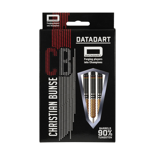 Datadart Christian Bunse Gold Black steel darts