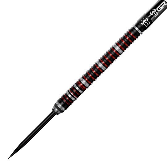 Das Bild präsentiert die Bulls Sixty S2 Steeldarts. Diese Dartpfeile bieten eine gute Balance und Griffigkeit.