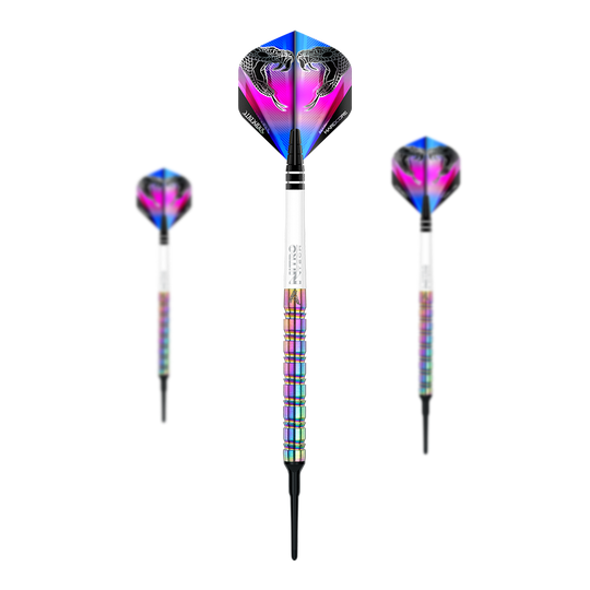 Red Dragon Peter Wright Snakebite 1 Rainbow Softdarts - 18 g