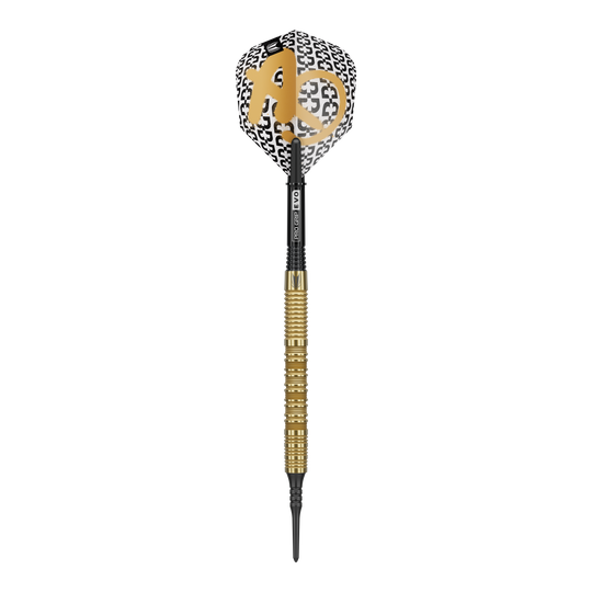 Zu sehen ist das Produkt Target Bolide Envy 10 Softdarts. Diese Darts sind ideal für Softdart-Spieler geeignet.