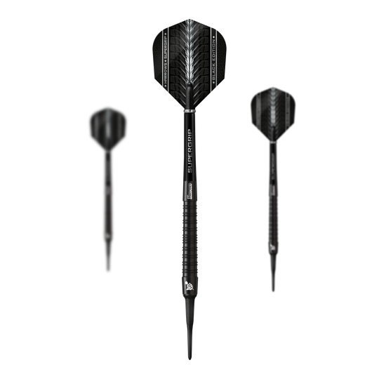 Harrows Supergrip Black Edition Softdarts