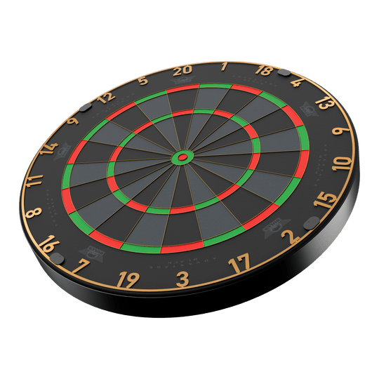 Bulls NL Advantage Black Edition steel dartboard Dieses Bild zeigt das BullsNL Advantage Black Edition Steeldartboard. Es handelt sich um eine zusätzliche Produktdarstellung.