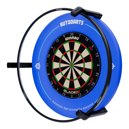 Autodarts Vantage auto scoring system Das Bild zeigt das Autodarts Vantage Auto-Scoring-System. Das Produkt ist nicht näher beschrieben.