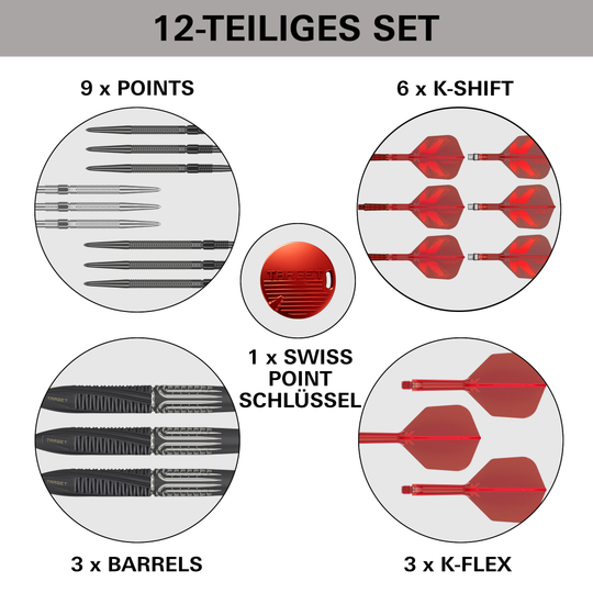 Target Shift Swiss Point Steel Darts 