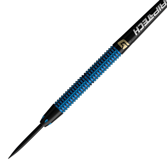 Hier sieht man die GOAT Athlete Black Tungsten Steeldarts. Sie sind speziell für Dart-Enthusiasten entwickelt.
