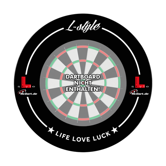 L-Style Dartboard Surround - Black